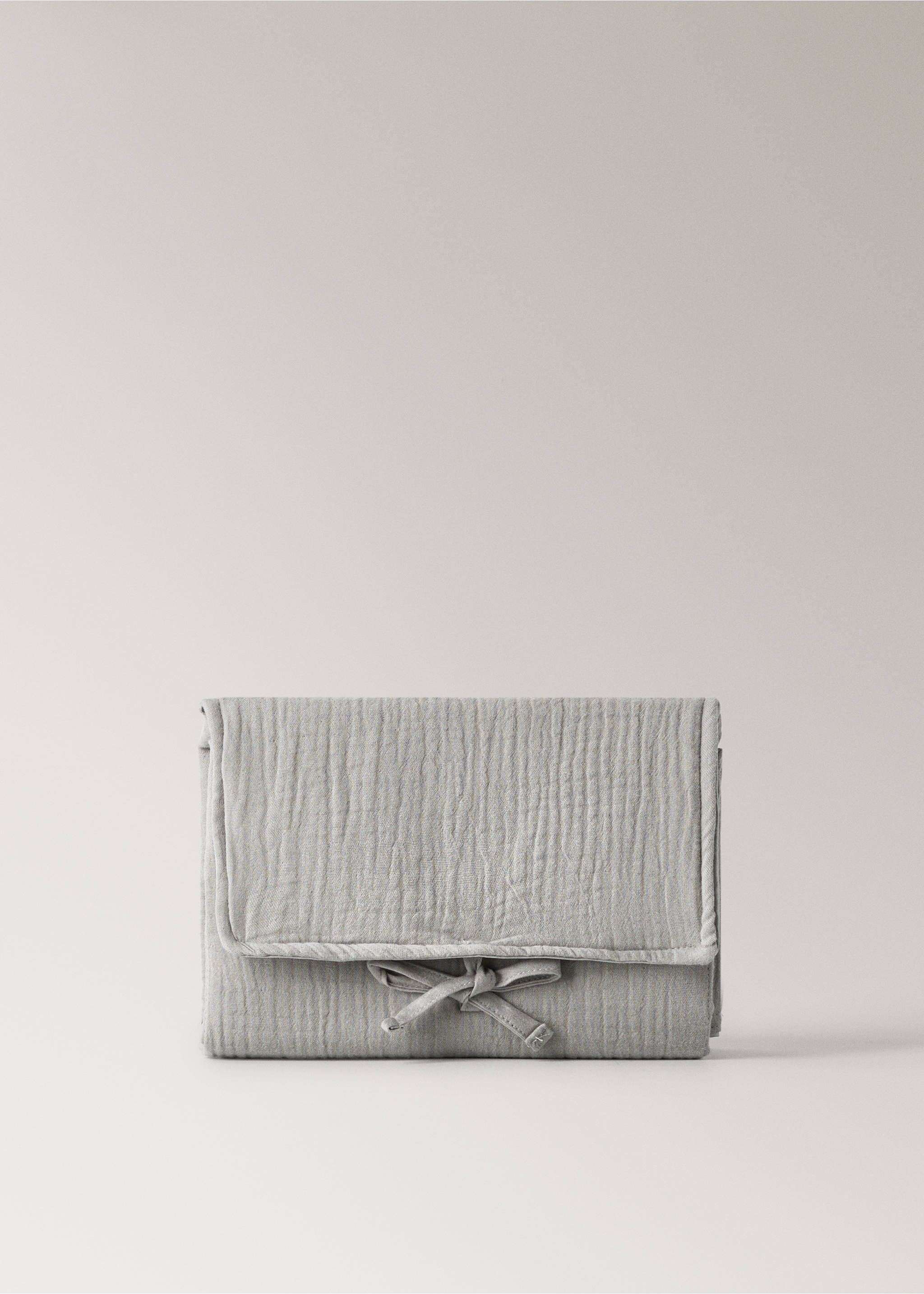 Cotton portable baby changing mat - Article without model, Medium Brown. Ref: 17091571-00.