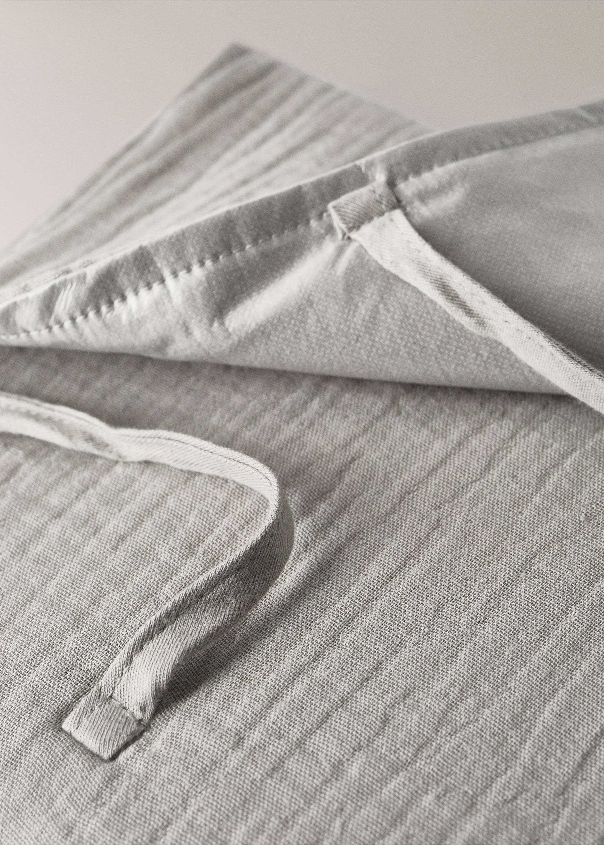 Cotton portable baby changing mat - Details of the article 2, Medium Brown. Ref: 17091571-00.