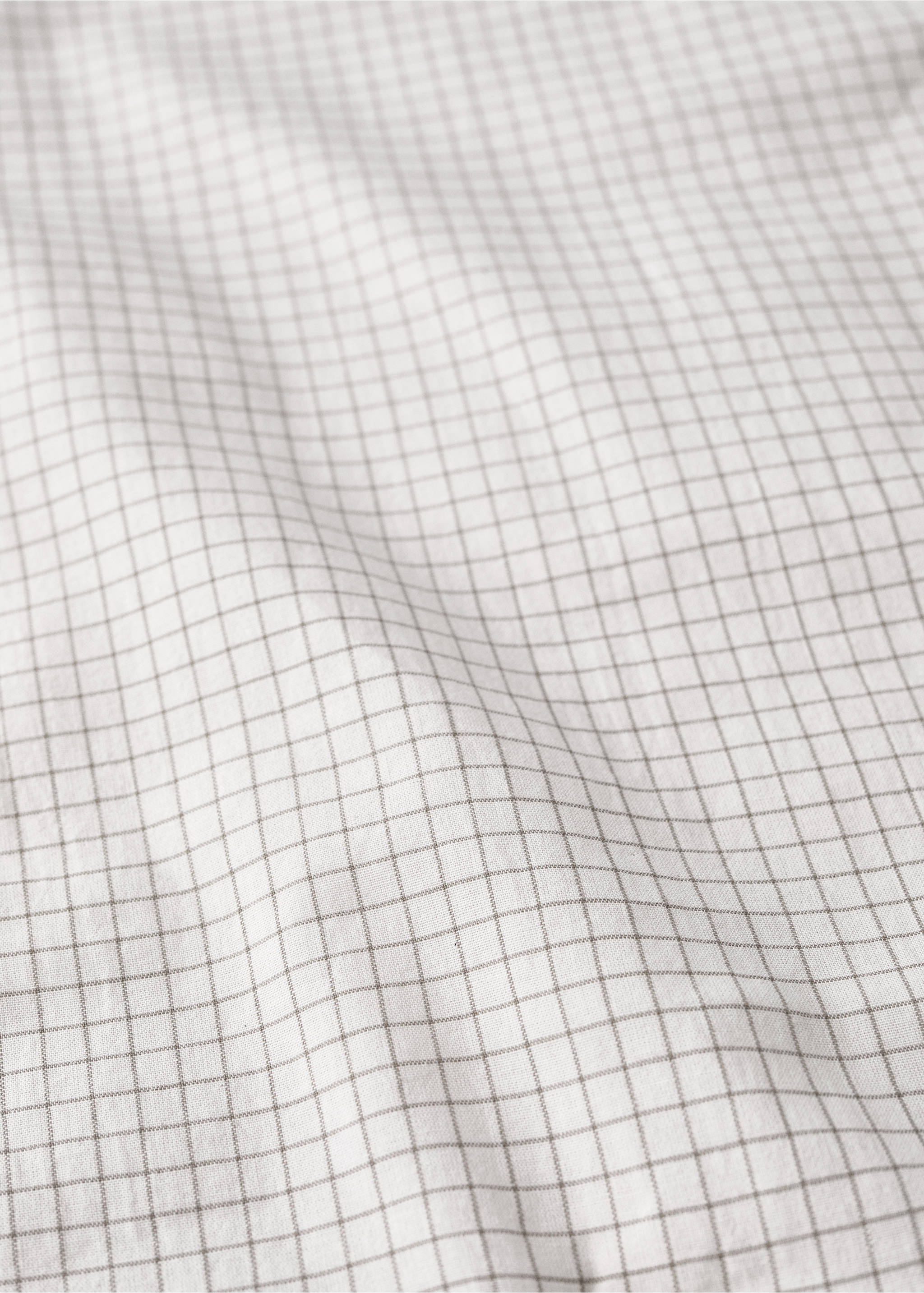 Cotton check portable changing mat - Details of the article 2, Medium Brown. Ref: 17091572-00.