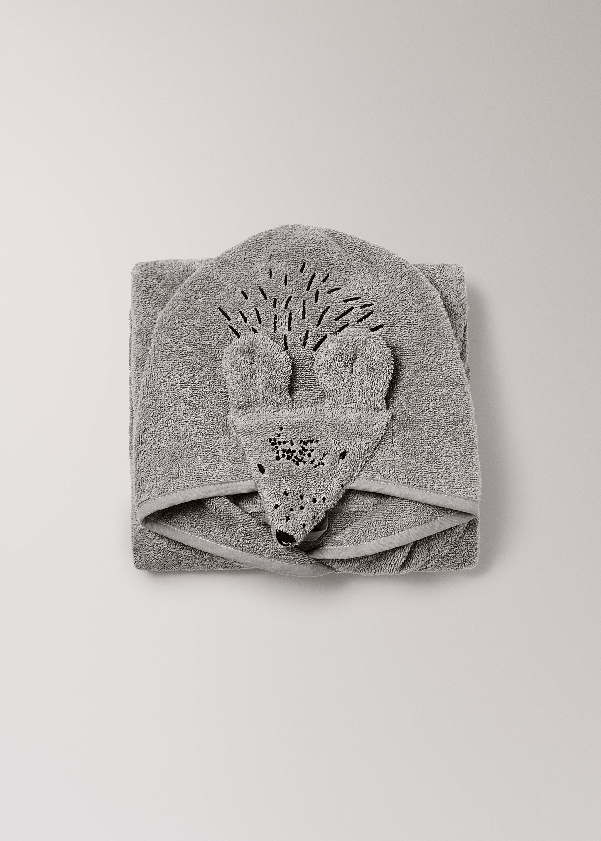 Barnponcho för bad med dekorativ huva - Detaljer om artikeln 4