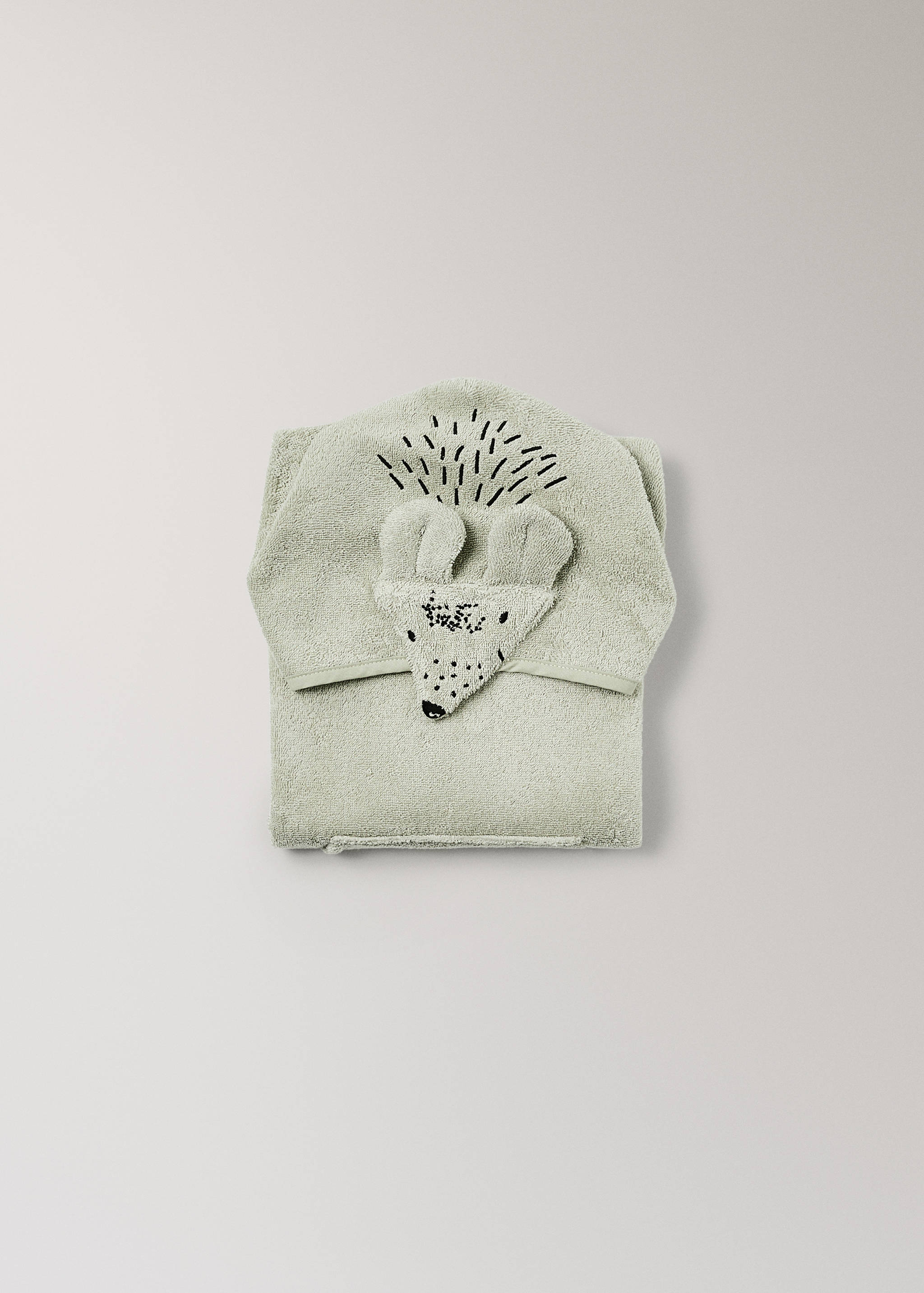 Barnponcho för bad med dekorativ huva - Detaljer om artikeln 4