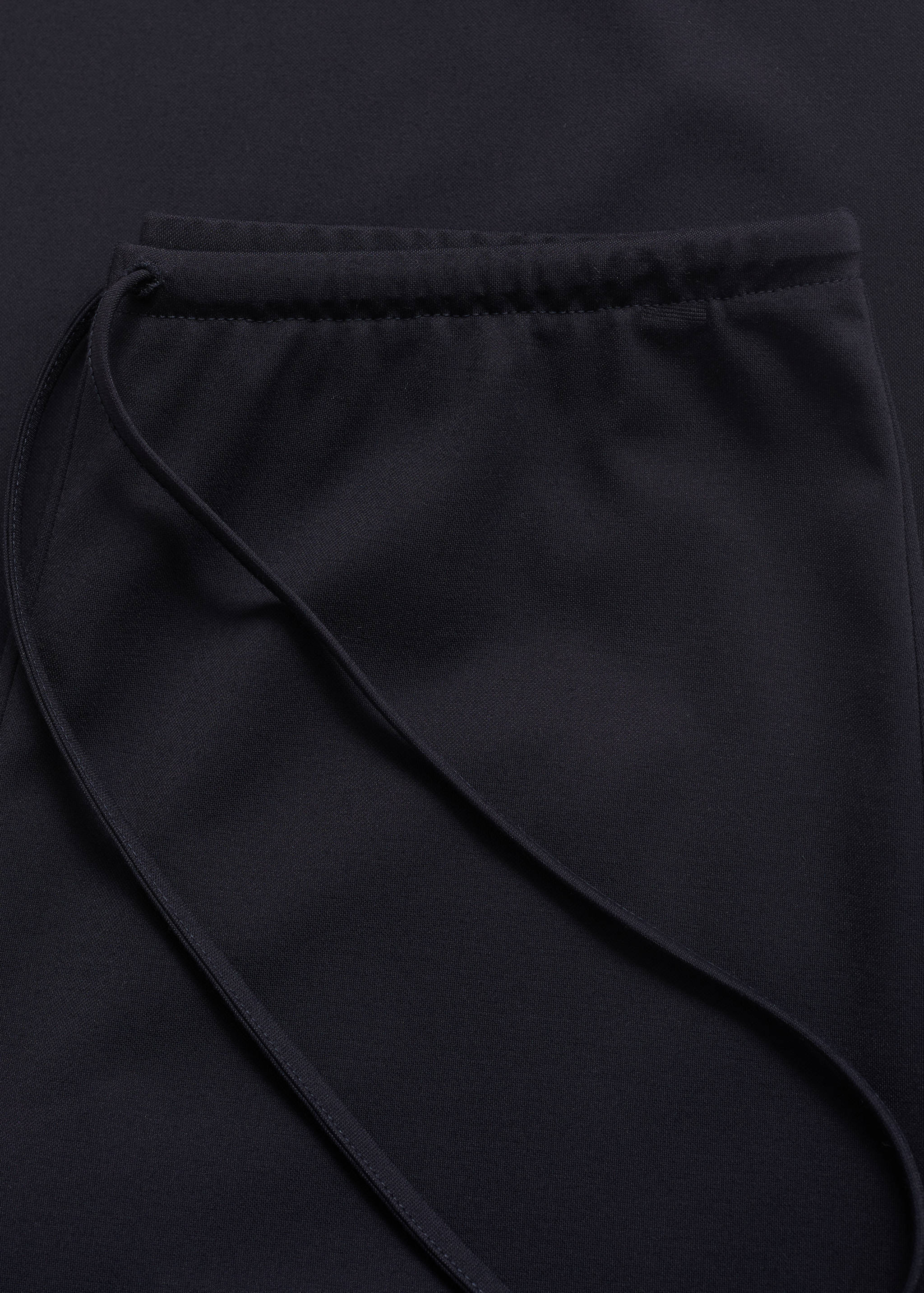 Wide leg trousers with elasticated waist - Details of the article 0