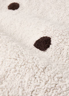 Alfombra infantil lunares — Blanco roto 3