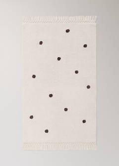 Alfombra infantil lunares — Blanco roto 4