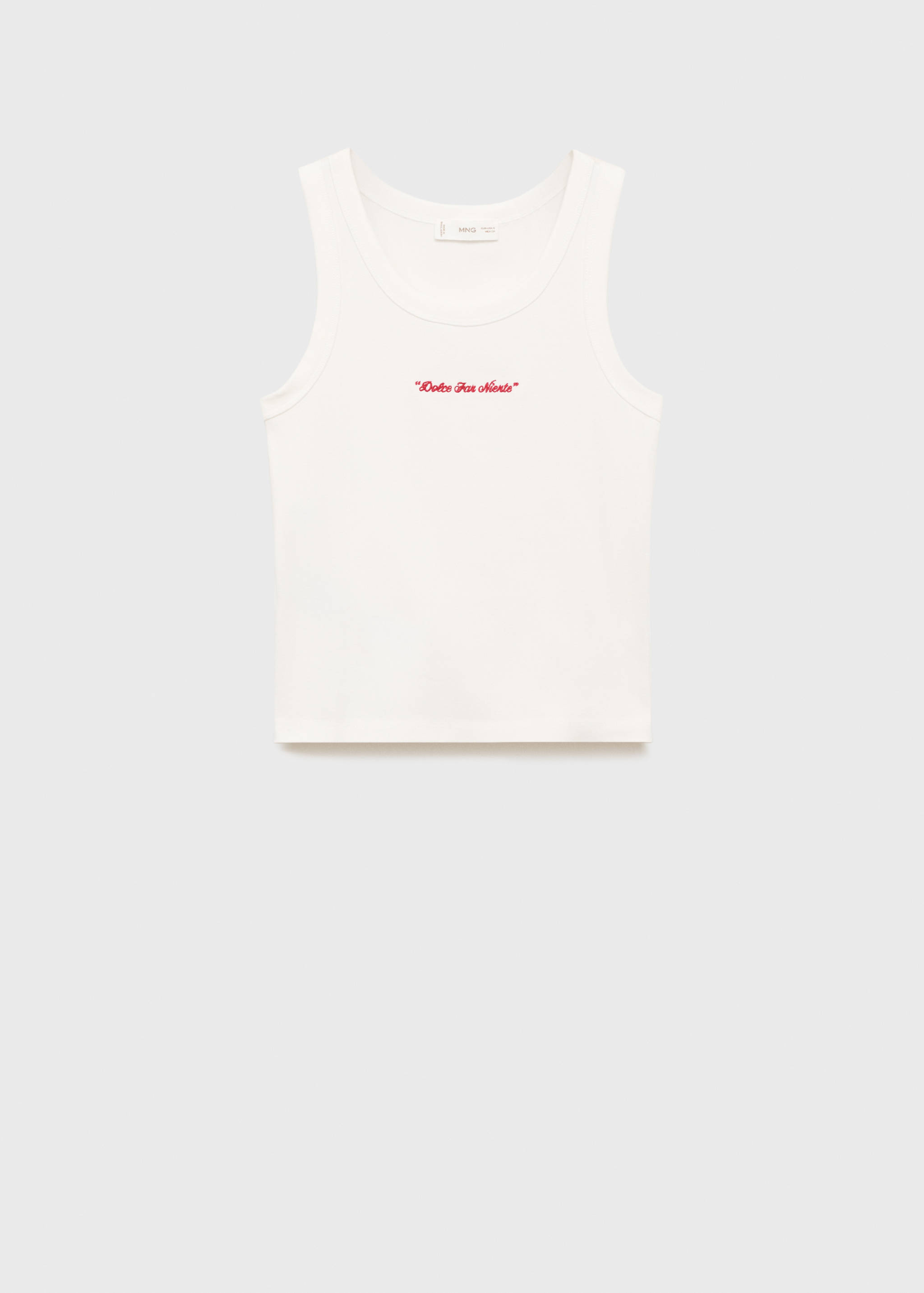 Топ с вышивкой - Изделие без модели