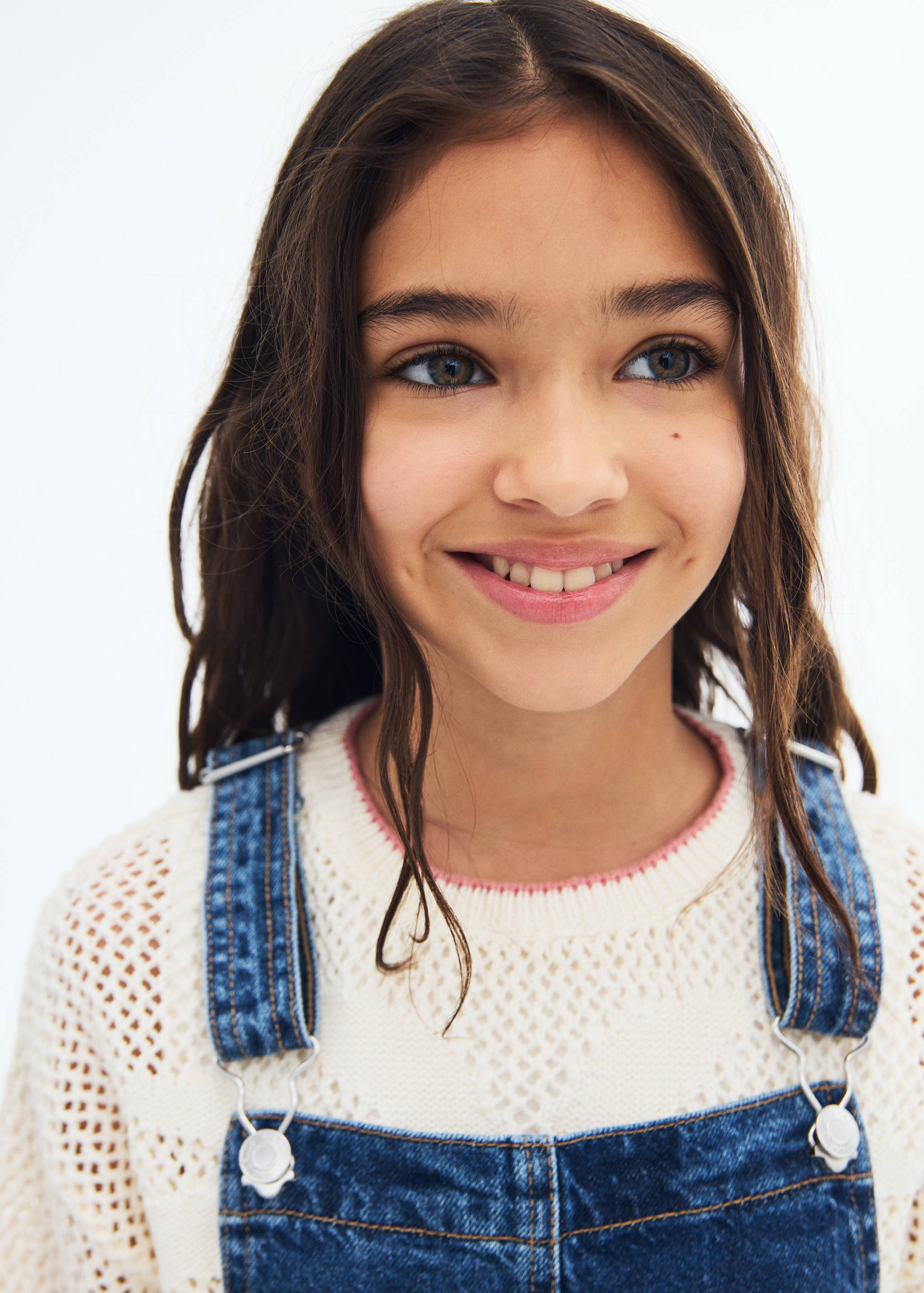 Sarafan scurt din denim - Detaliu al articolului 1