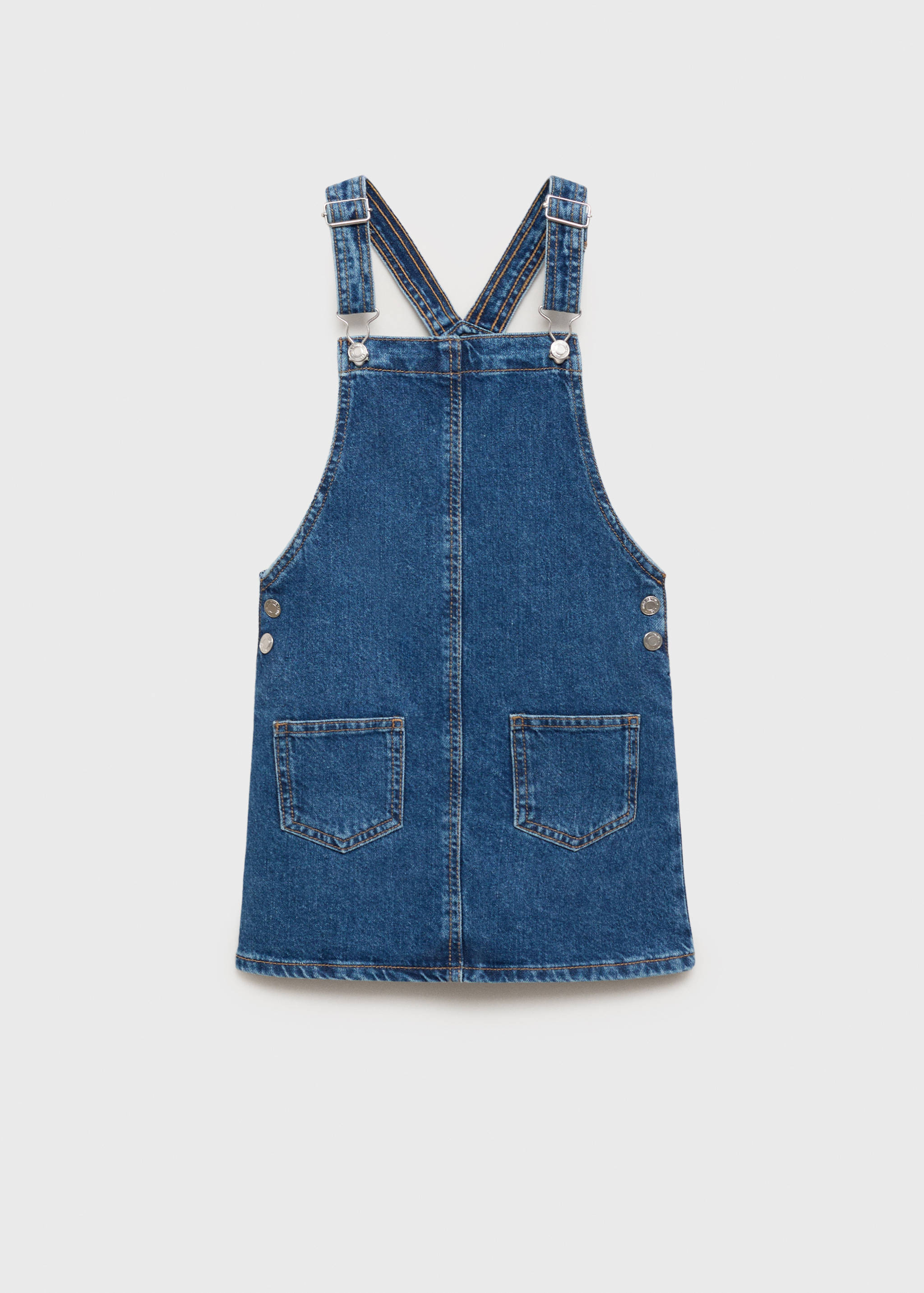 Short denim pinafore - Article without model