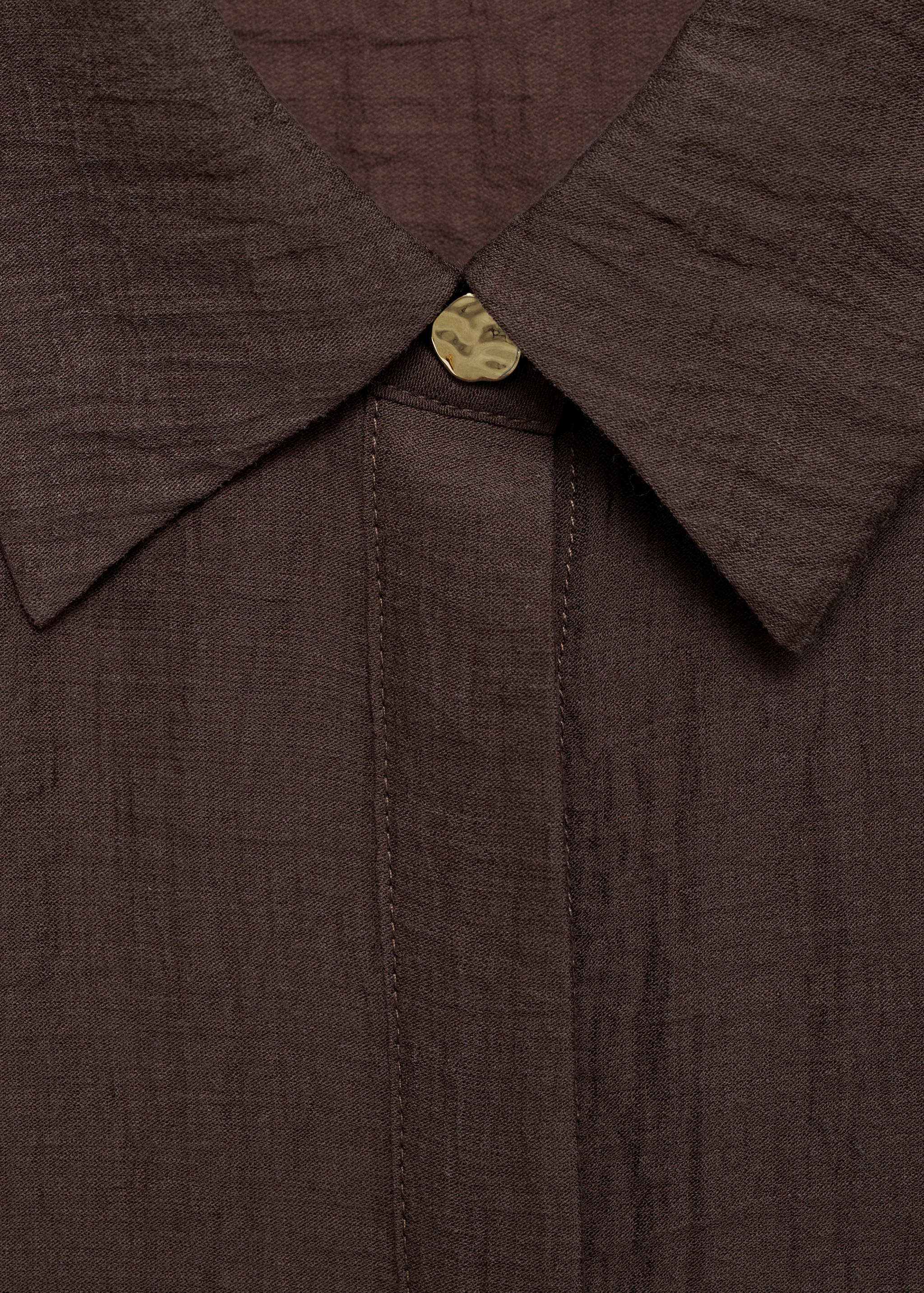 Lyocell shirt with adjustable waist - Details of the article 8