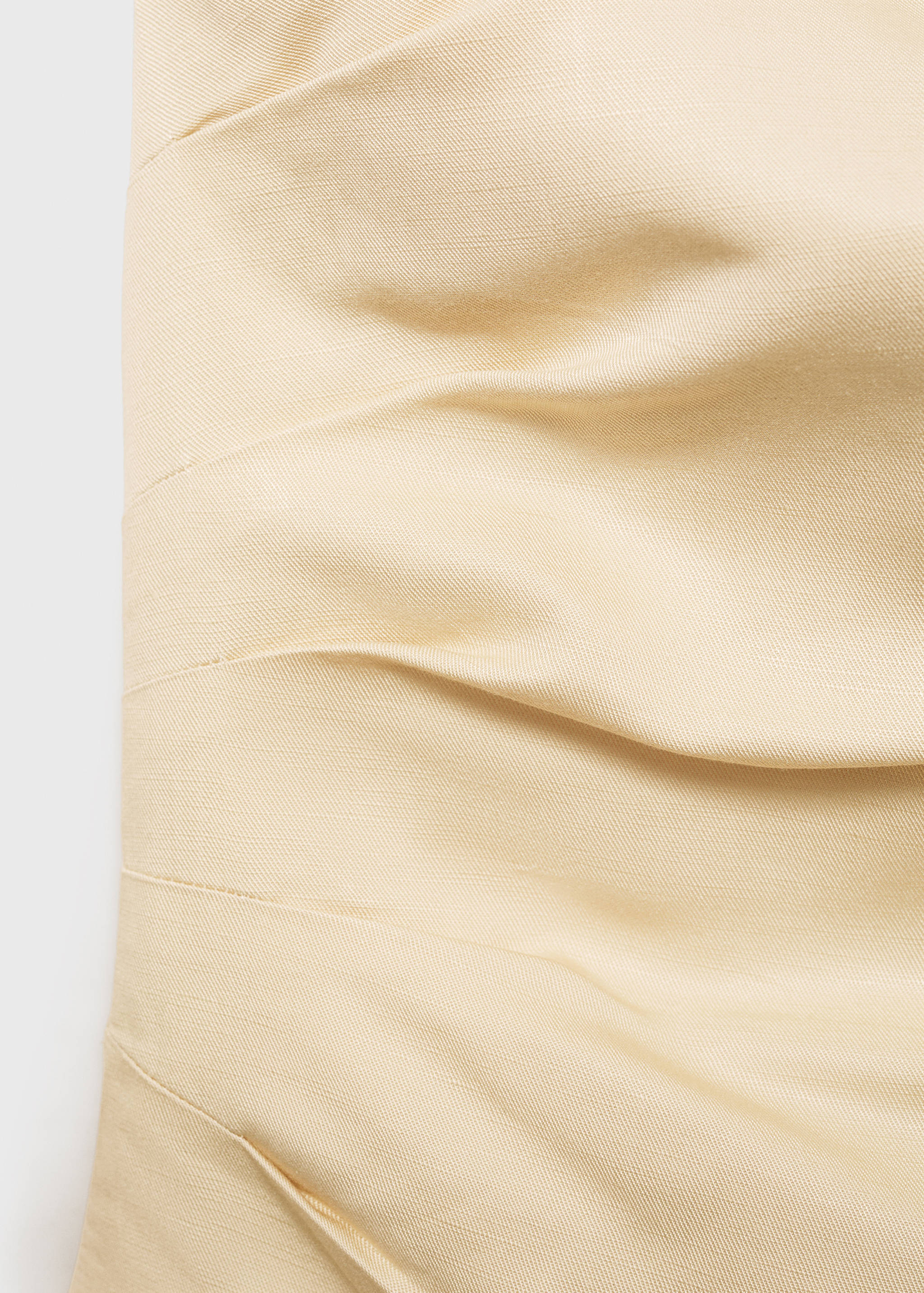 Strapless linen-blend top - Details of the article 8