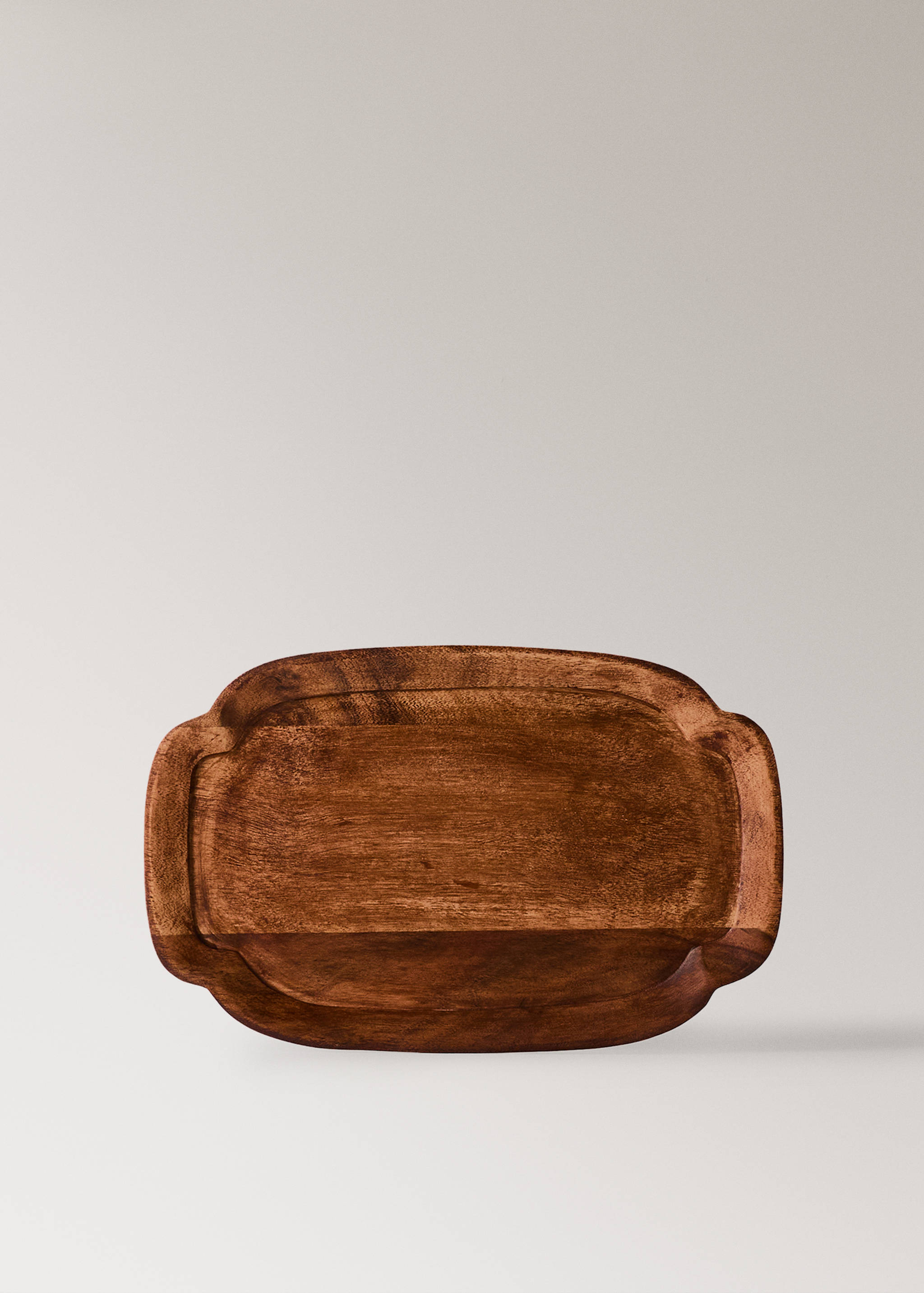 Medium rectangular wooden decorative tray - Article without model