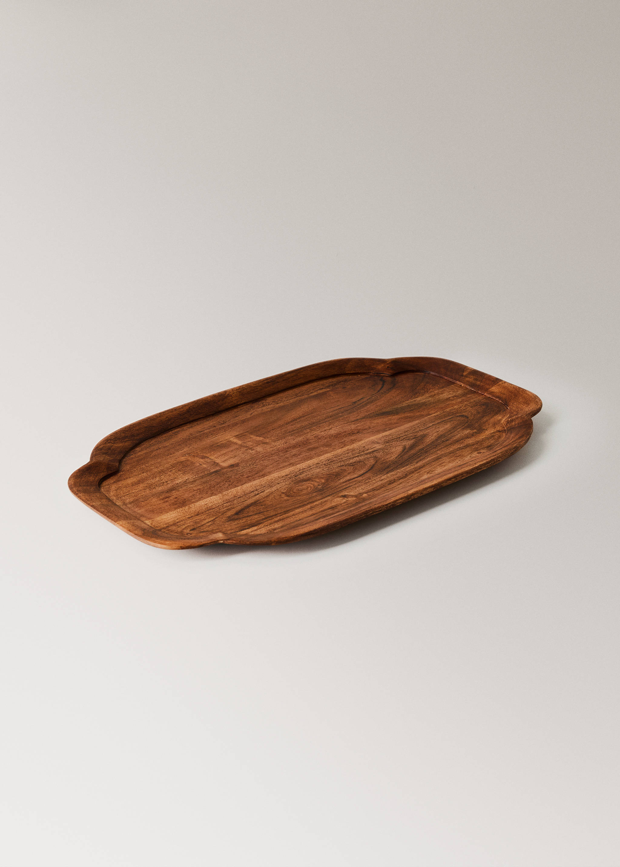 Medium rectangular wooden decorative tray - Details of the article 1
