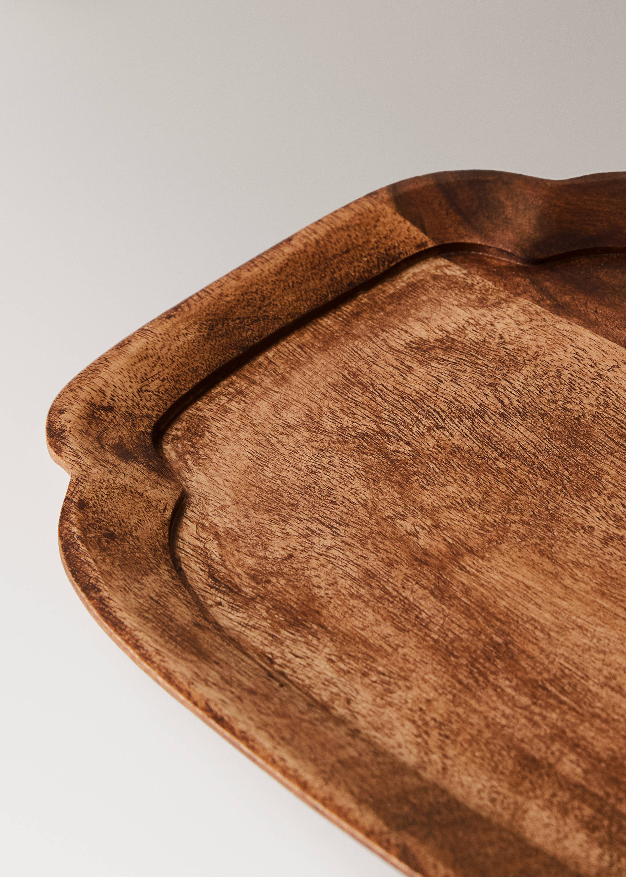 Medium rectangular wooden decorative tray - Details of the article 2