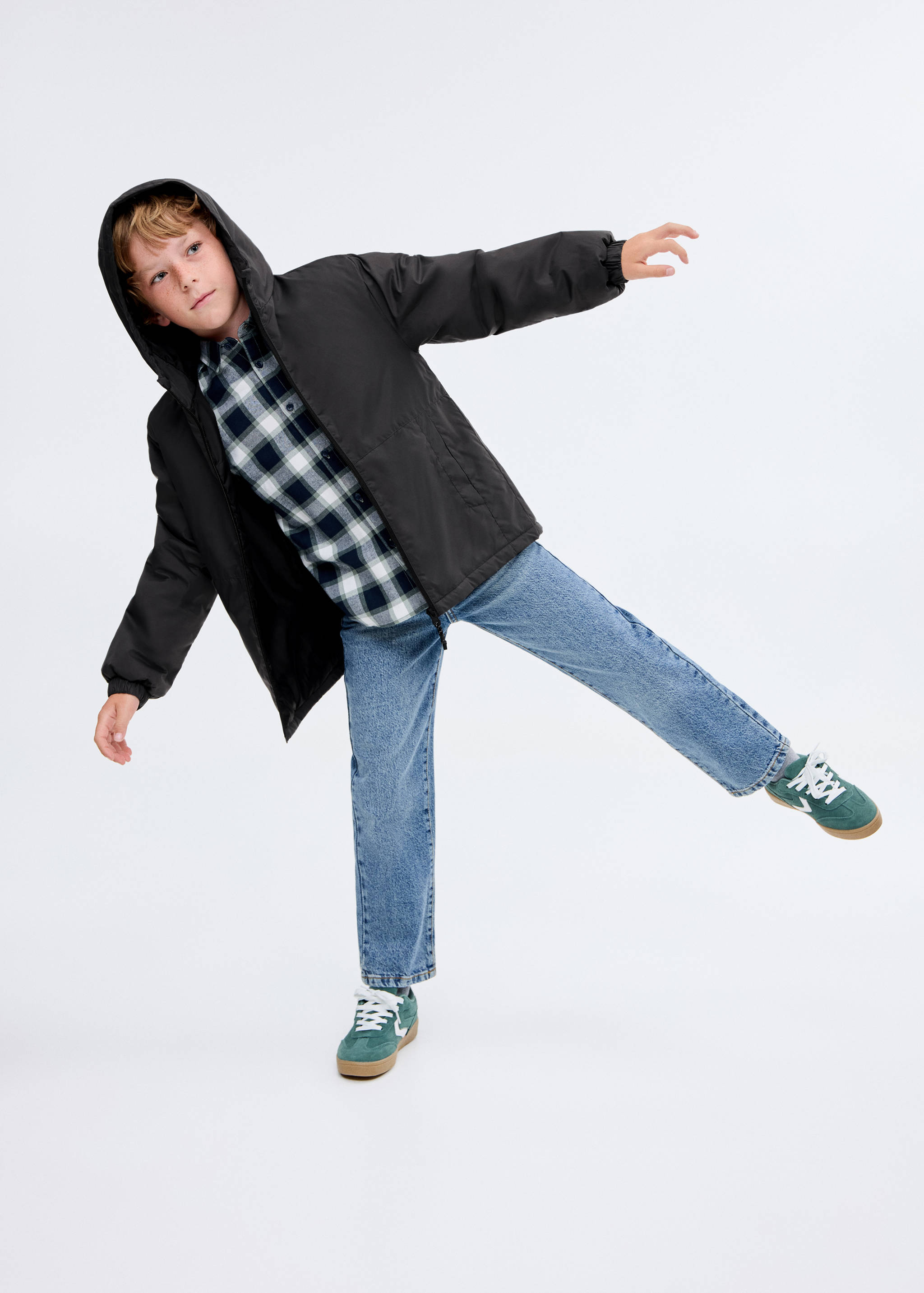 Anorak matelassé imperméable - Plan moyen