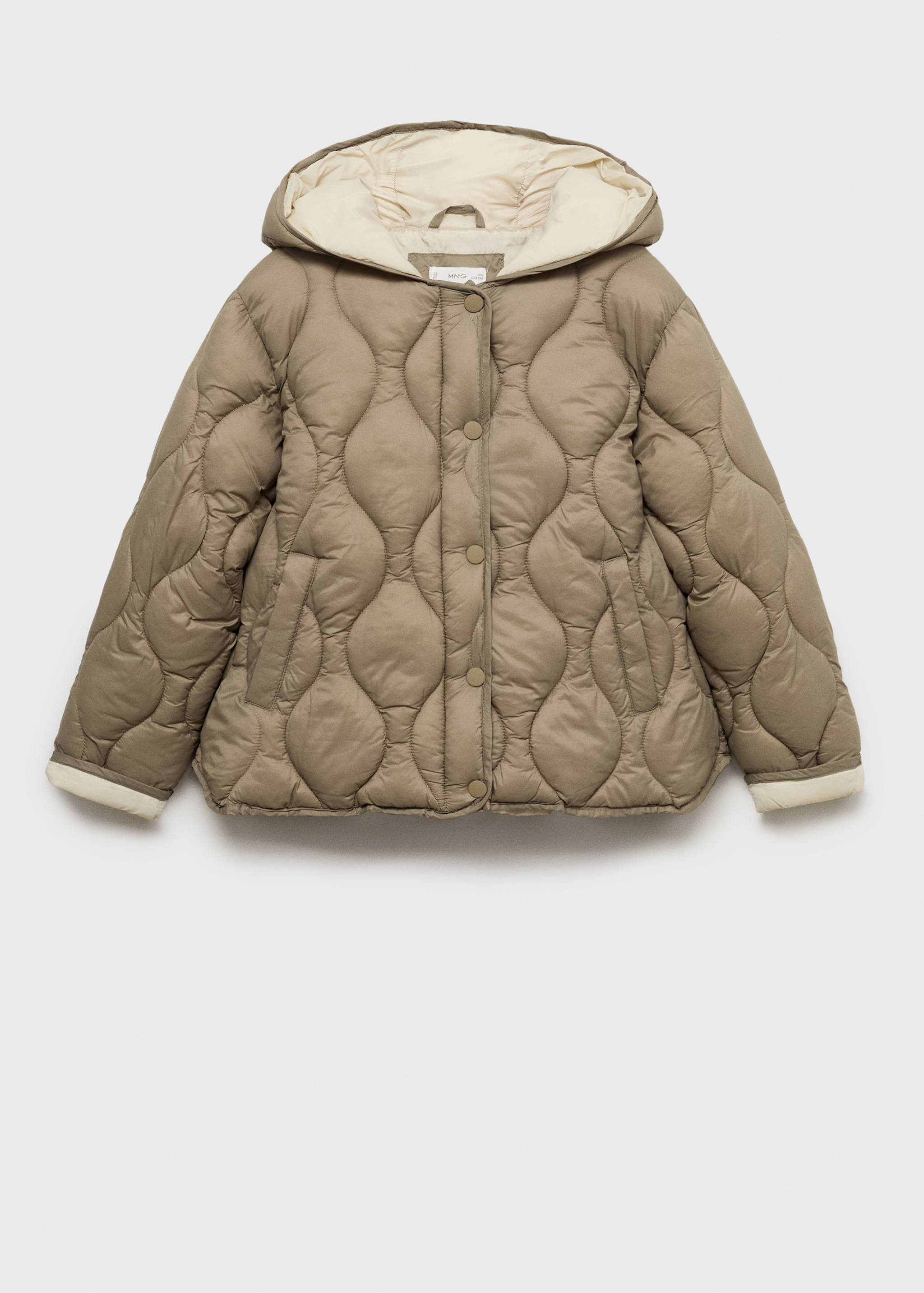 Hood puffer coat - Article without model