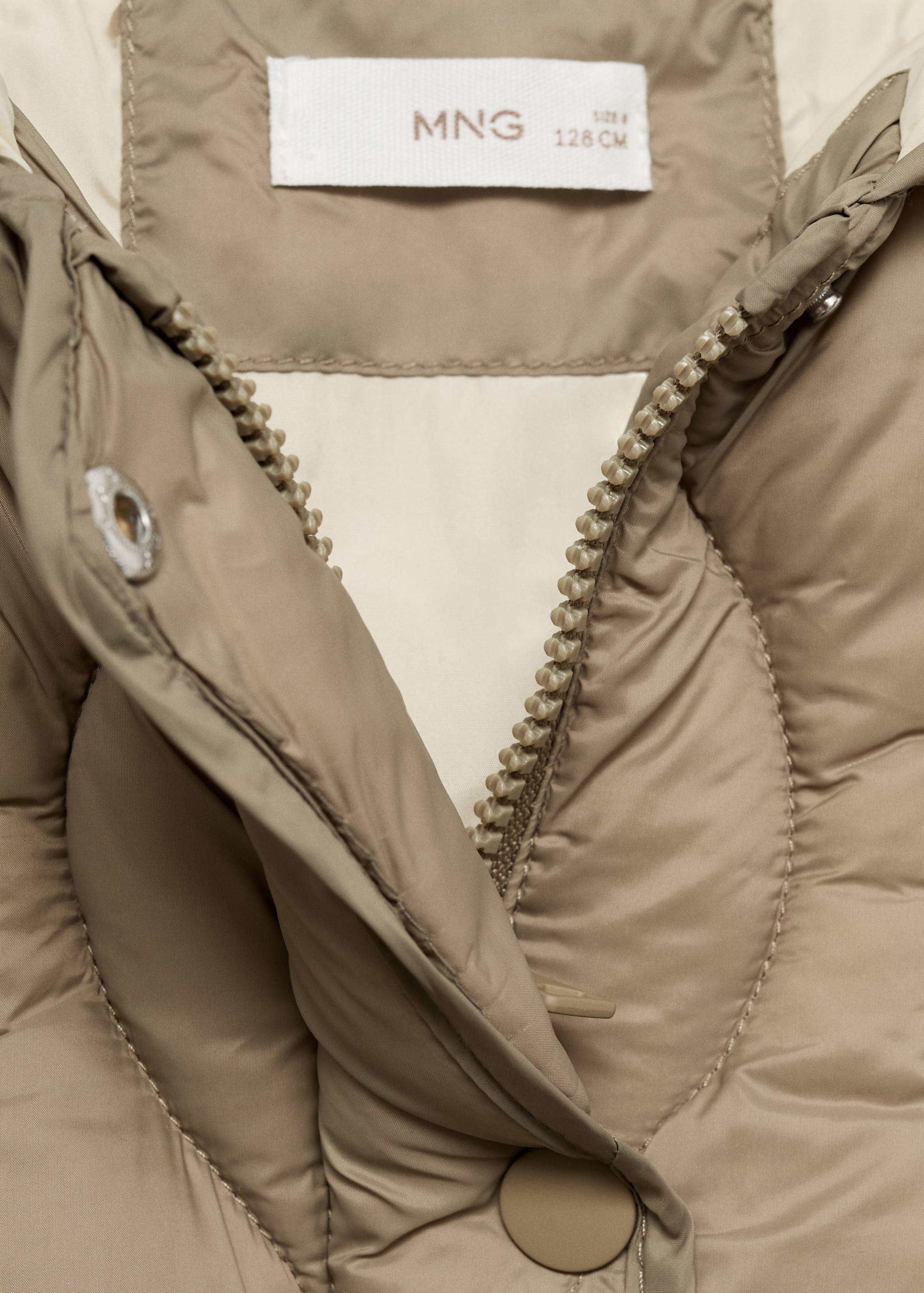 Hood puffer coat - Details of the article 8