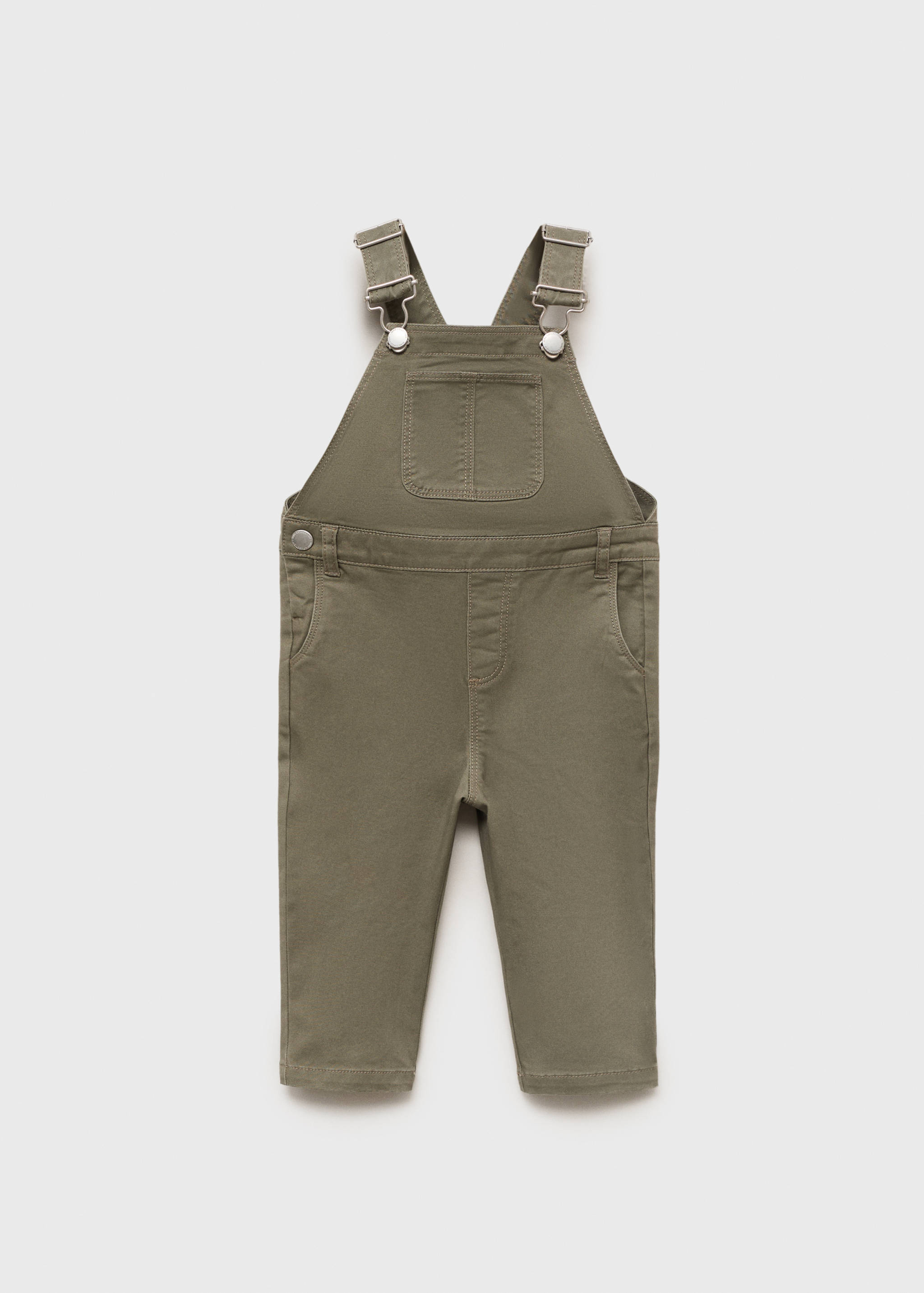 Long cotton dungarees - Article without model