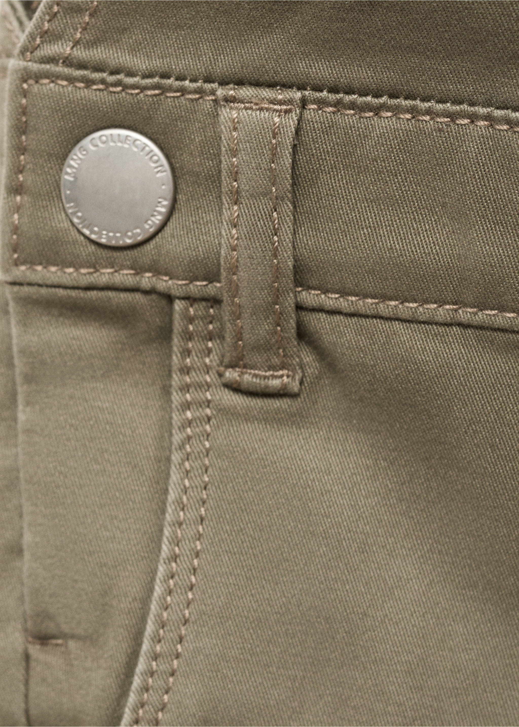 Peto largo algodón - Detalle del artículo 0, Khaki. Ref: 17092899-00.