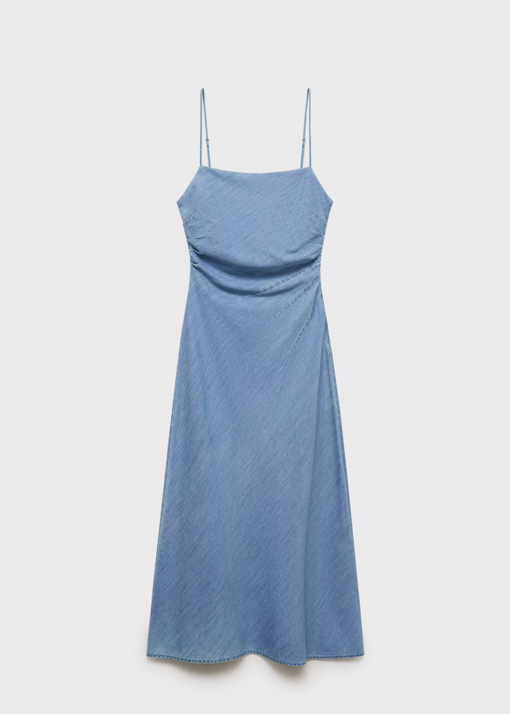 Draped denim dress - Article without model