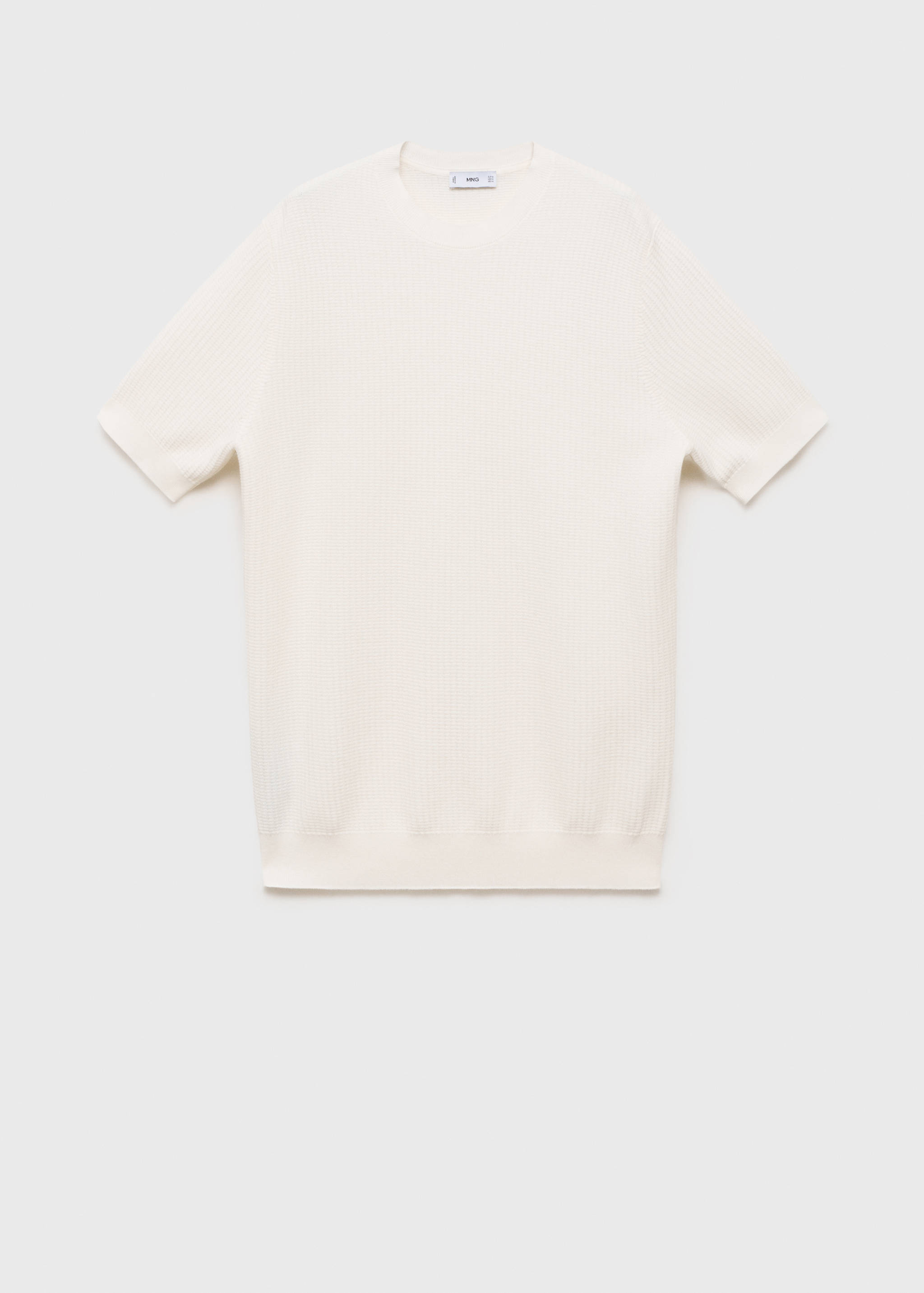 100% cotton knitted t-shirt - Article without model