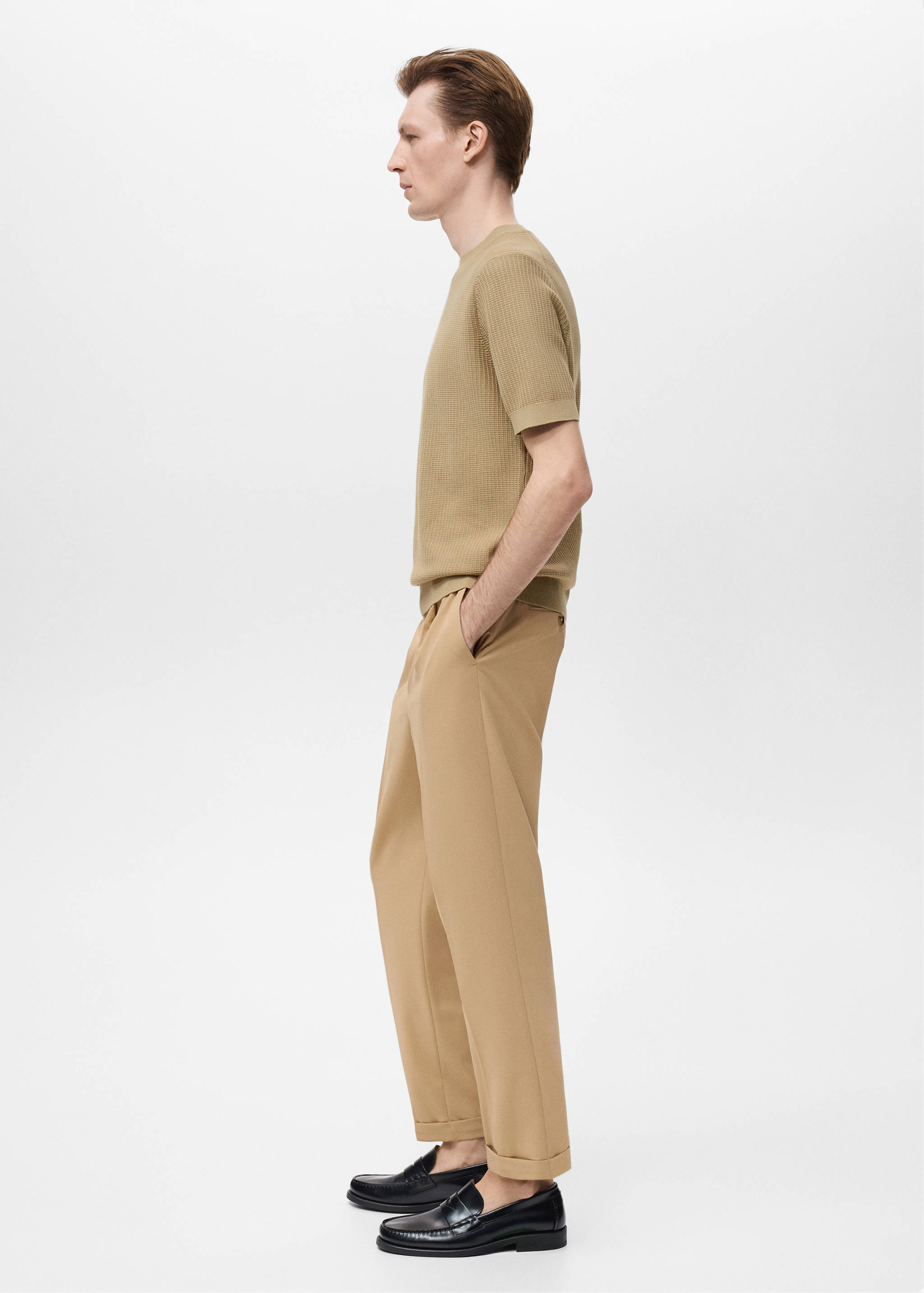 100% cotton knitted t-shirt - Details of the article 2