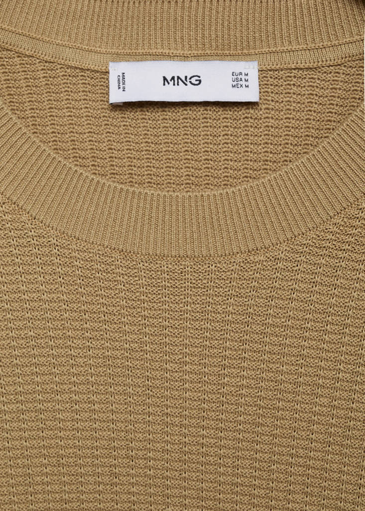 100% cotton knitted t-shirt - thumbnail 7