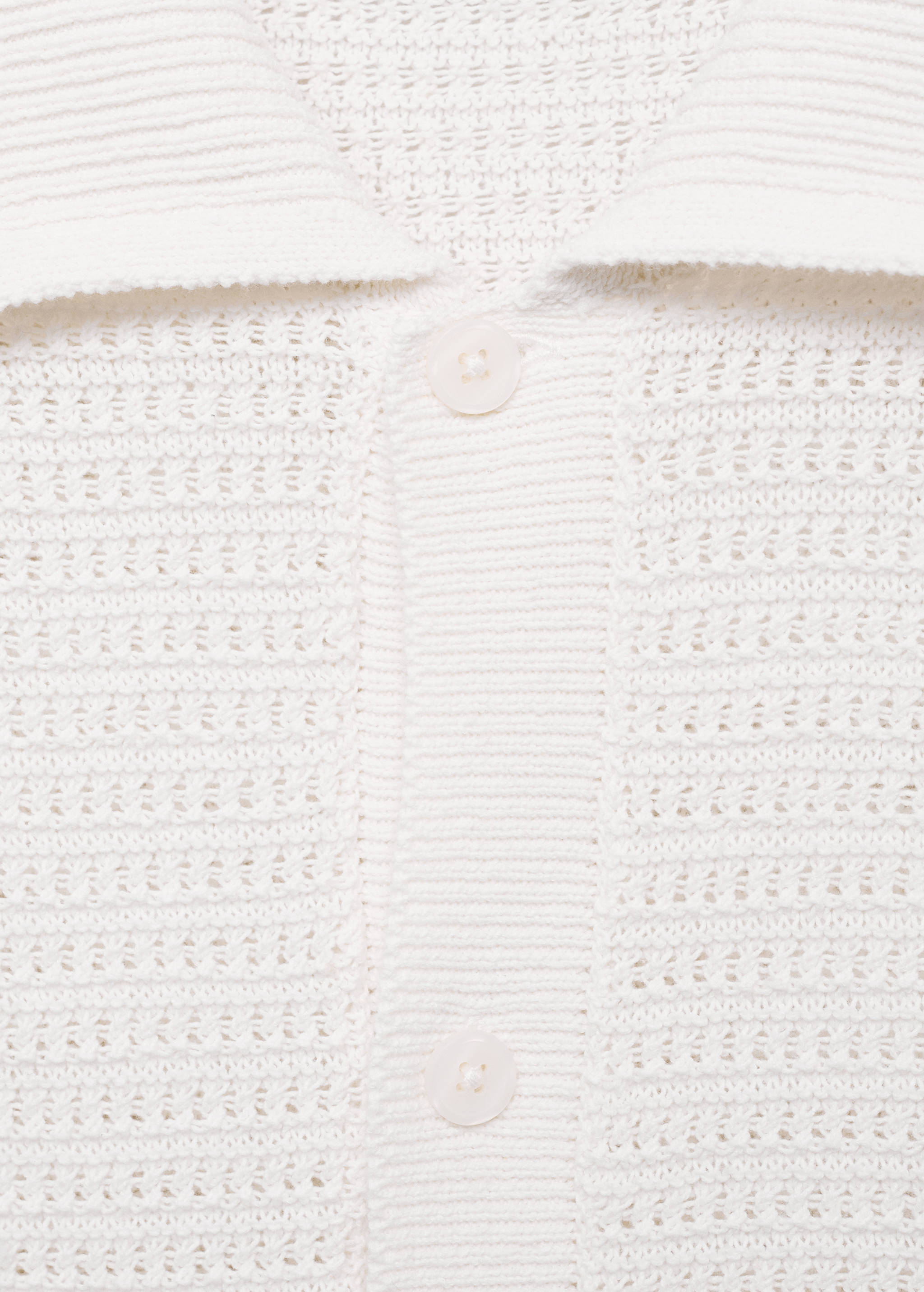 Рубашка из ажурного хлопкового трикотажа - Деталь изделия 8