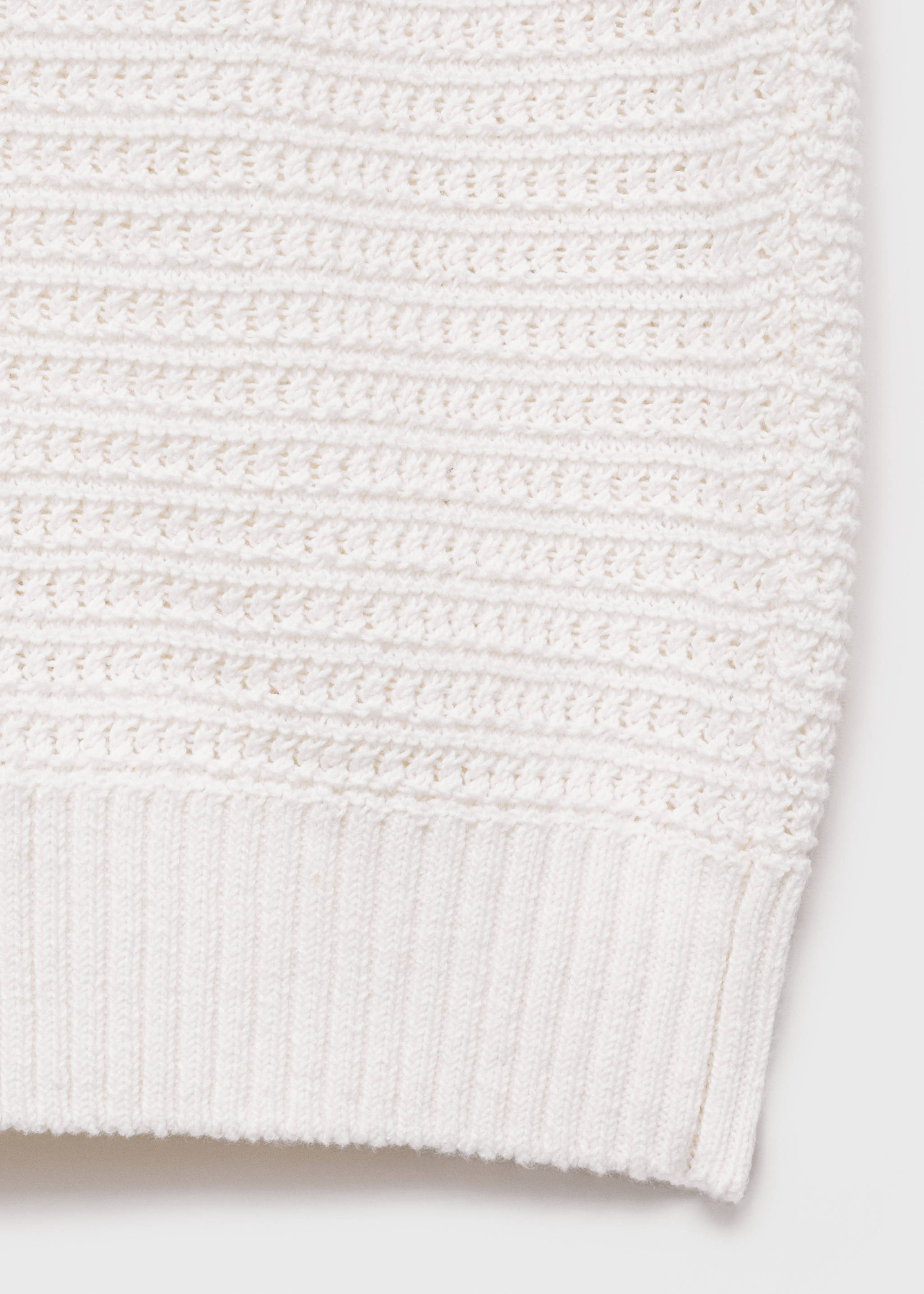 Рубашка из ажурного хлопкового трикотажа - Деталь изделия 0