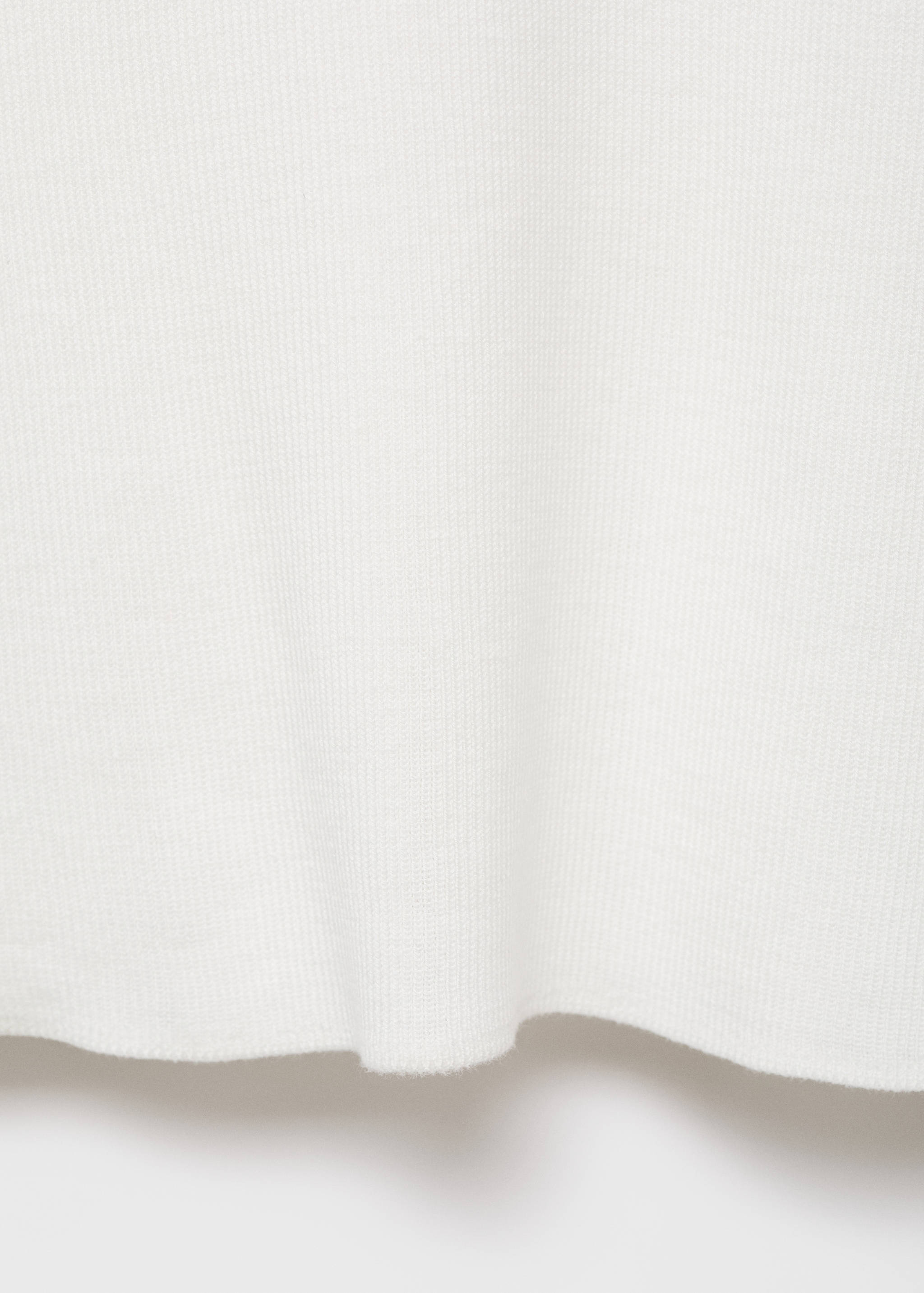 Short-sleeved fine-knit sweater - Details of the article 0