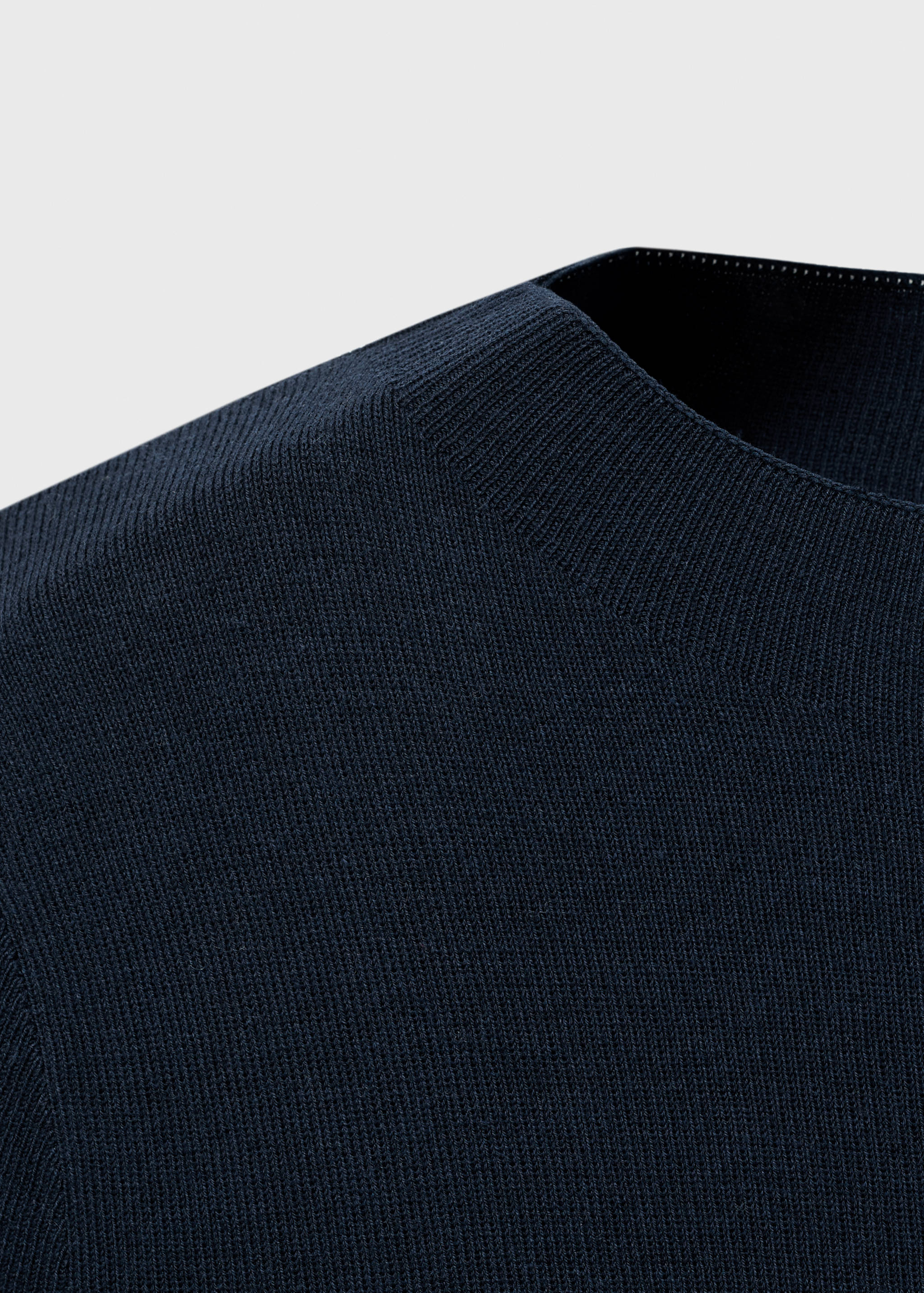 Short-sleeved fine-knit sweater - Details of the article 0