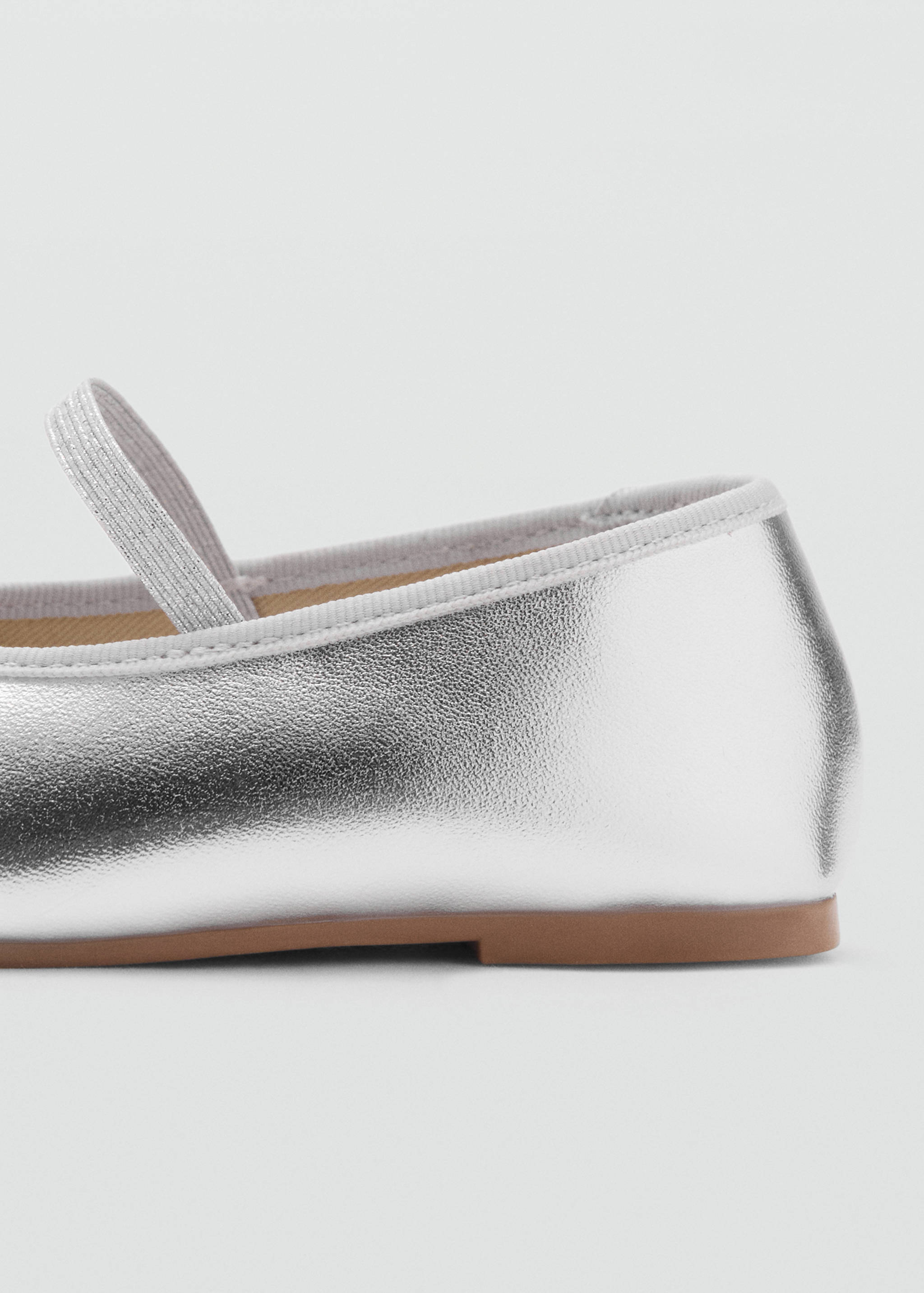 Metallic ballet flats with bow - Details of the article 1