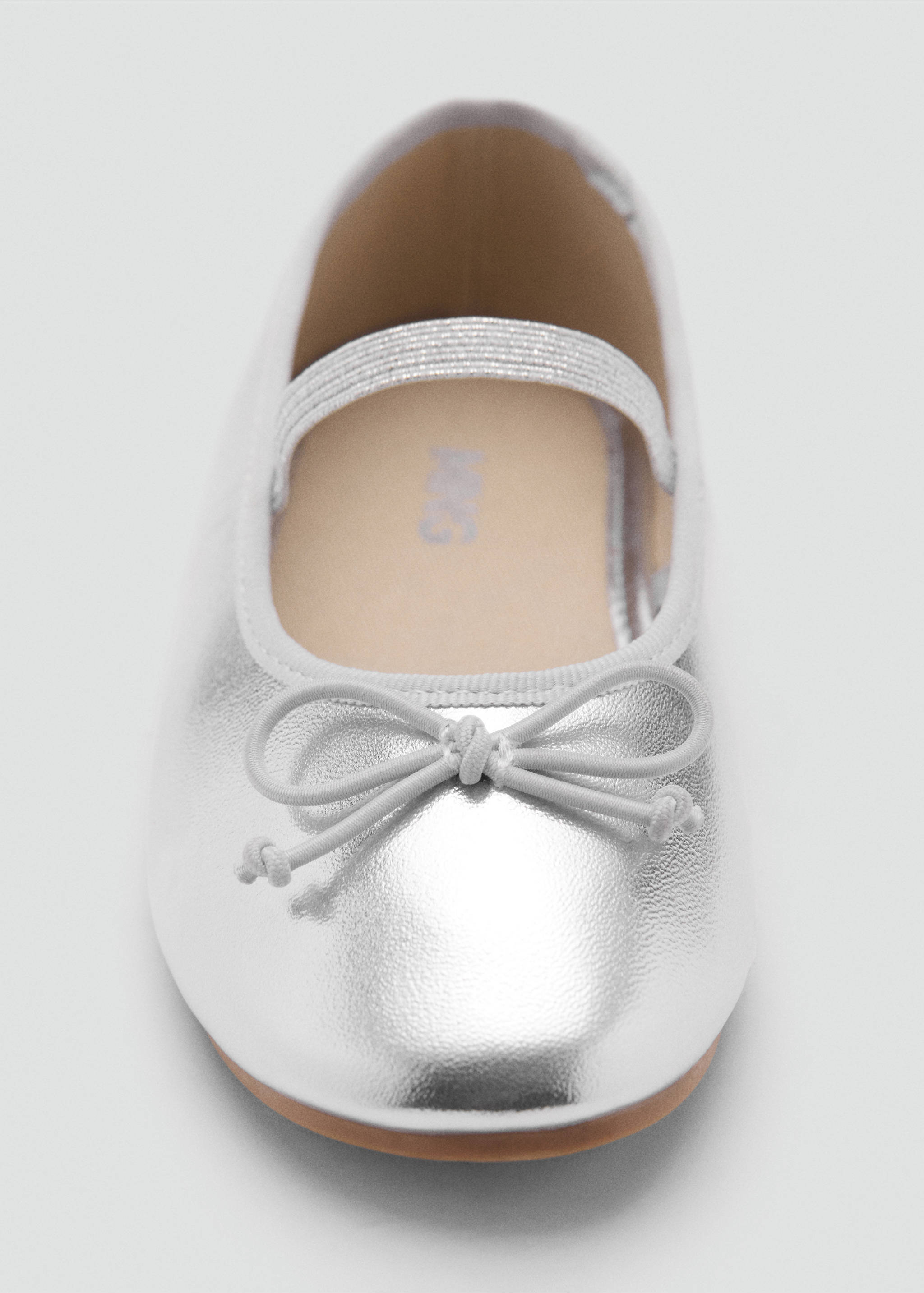 Ballerines métallisées nœud - Détail de l'article 3, Argent. Ref: 17092908-00.