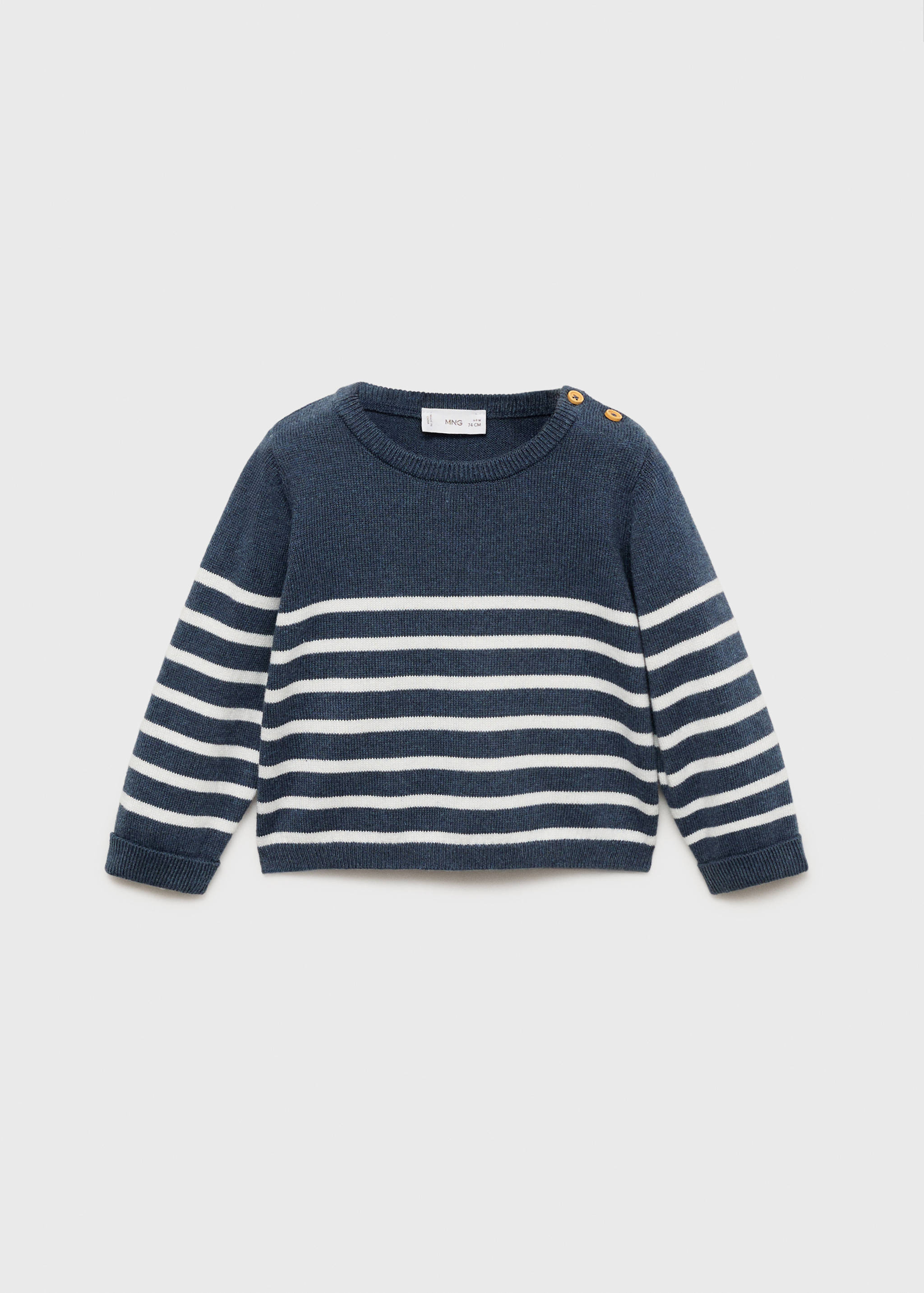 Camisola de malha às riscas - Artigo sem modelo