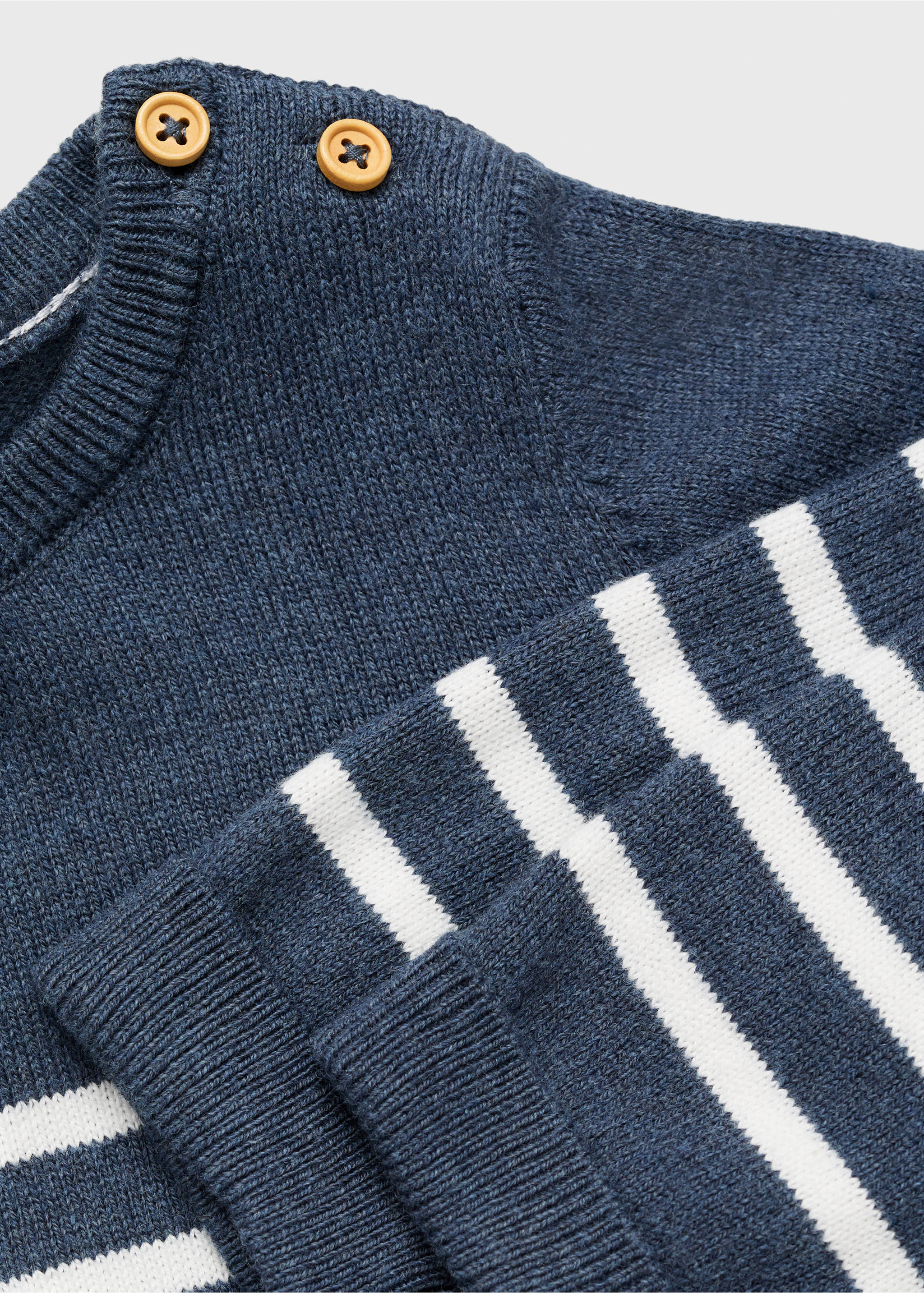 Jersey punto rayas - Detalle del artículo 0, Azul. Ref: 17092913-00.