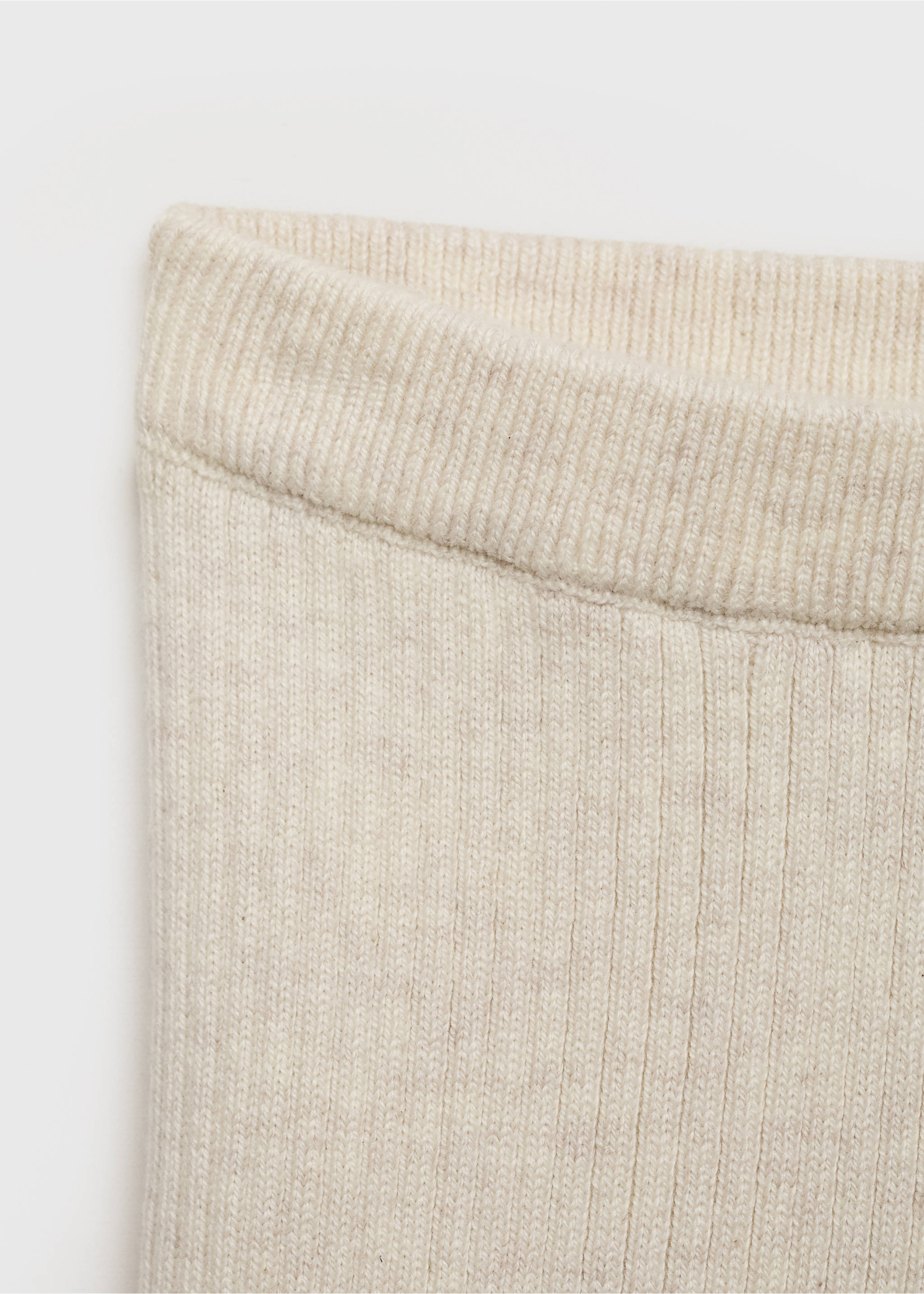 Leggings punto canalé - Detalle del artículo 0, Arena. Ref: 17092915-00.