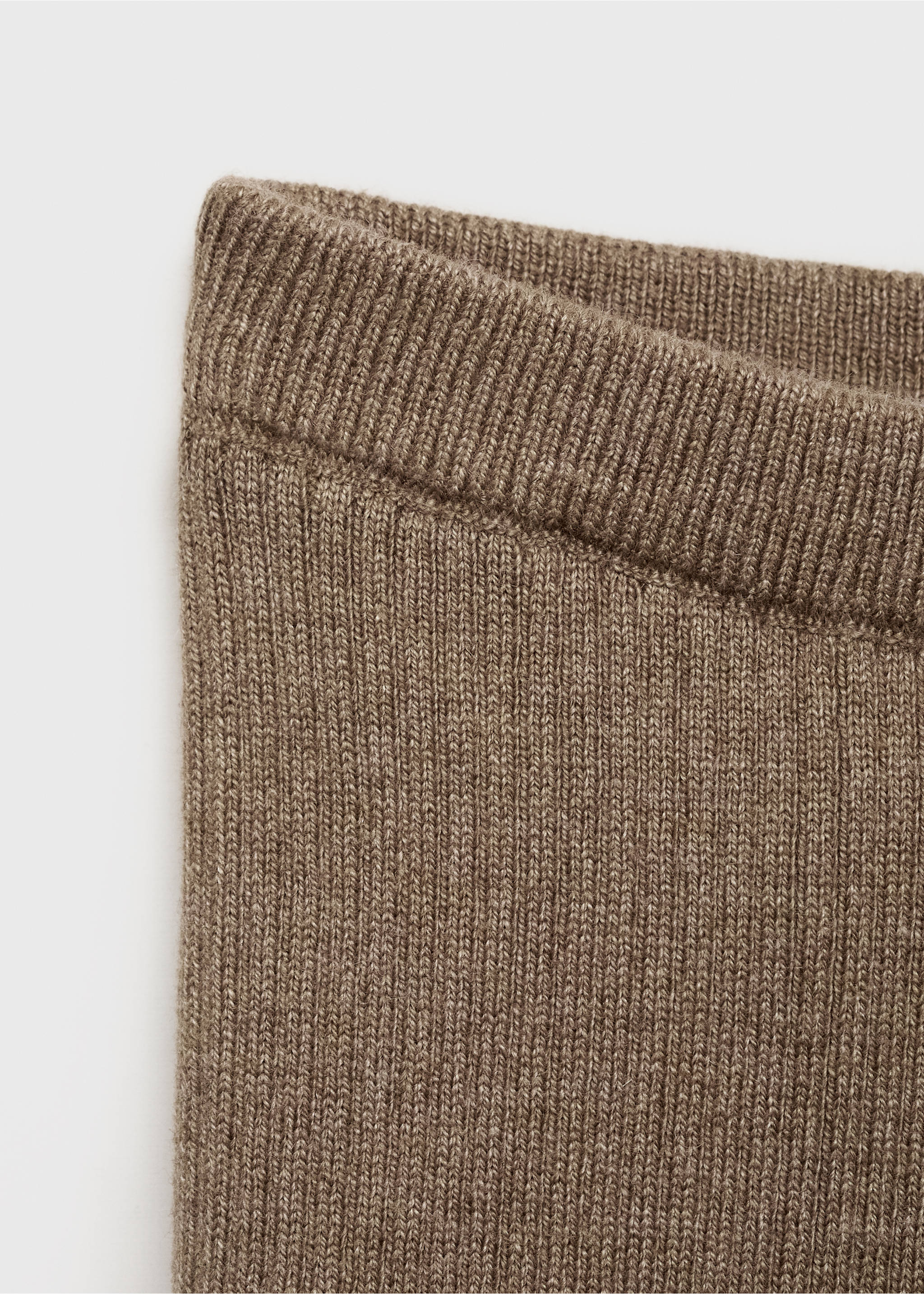 Leggings punto canalé - Detalle del artículo 0, Marrón medio. Ref: 17092915-00.