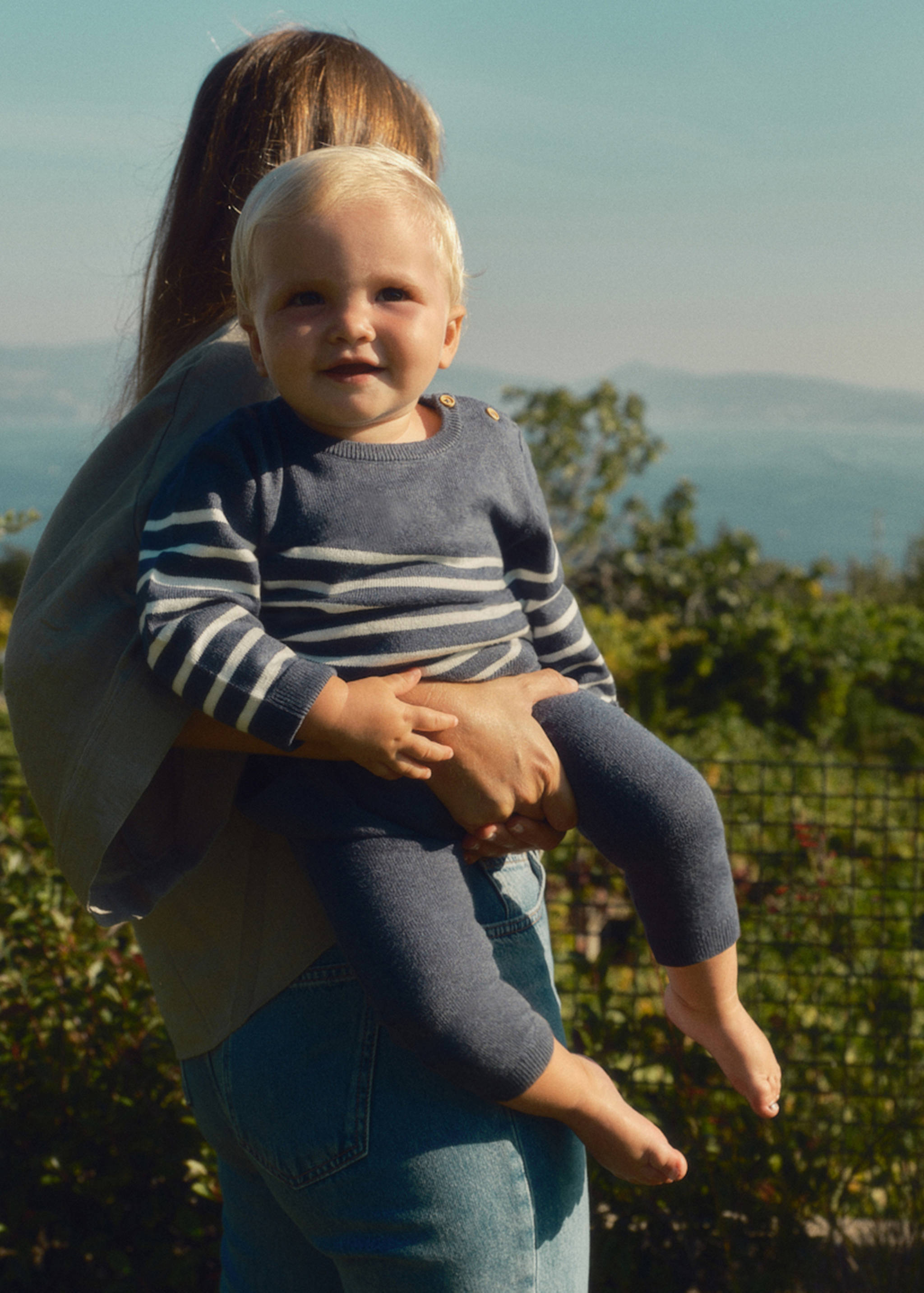 Leggings punto canalé - Plano general