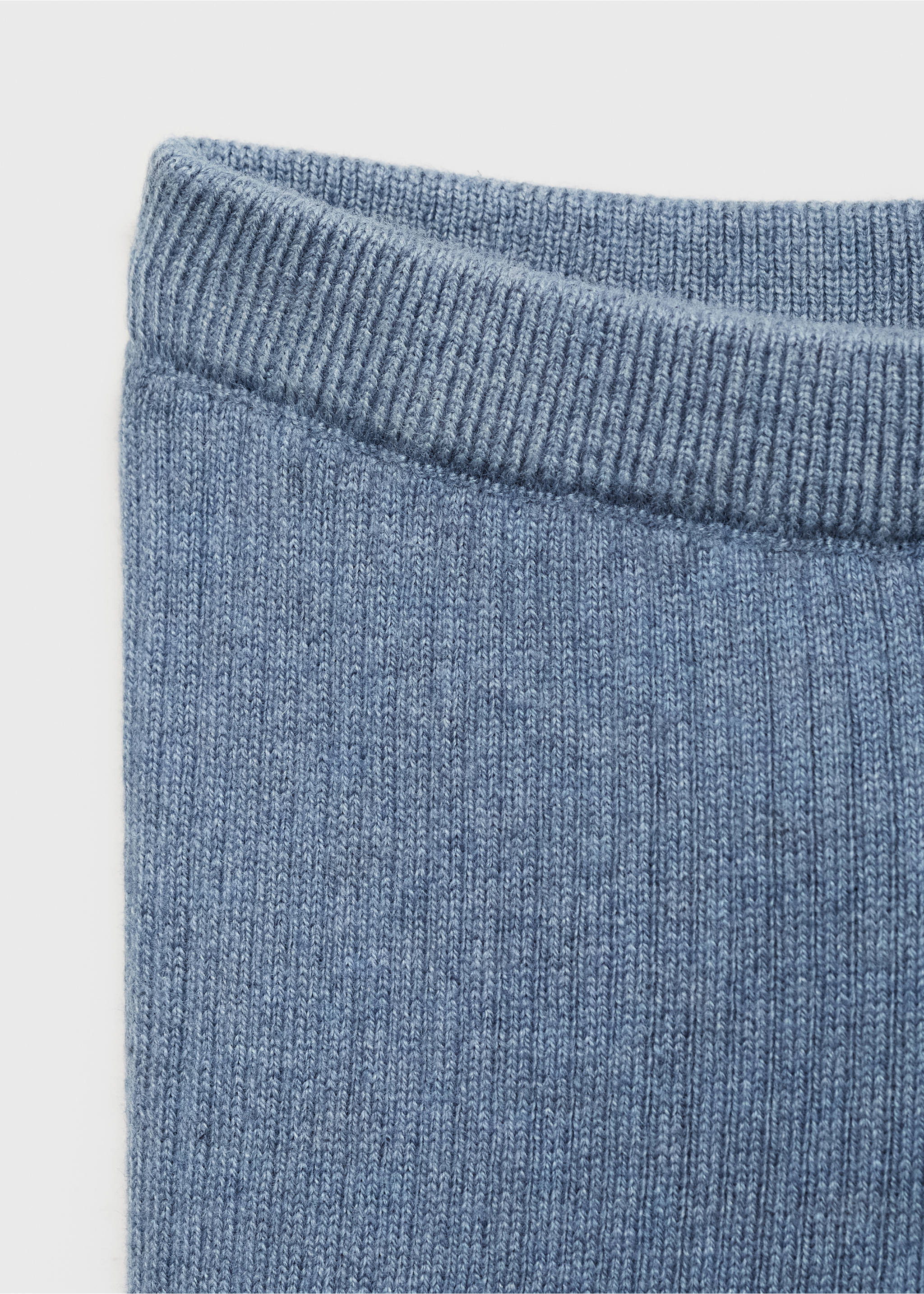 Leggings punto canalé - Detalle del artículo 0, Azul. Ref: 17092915-00.