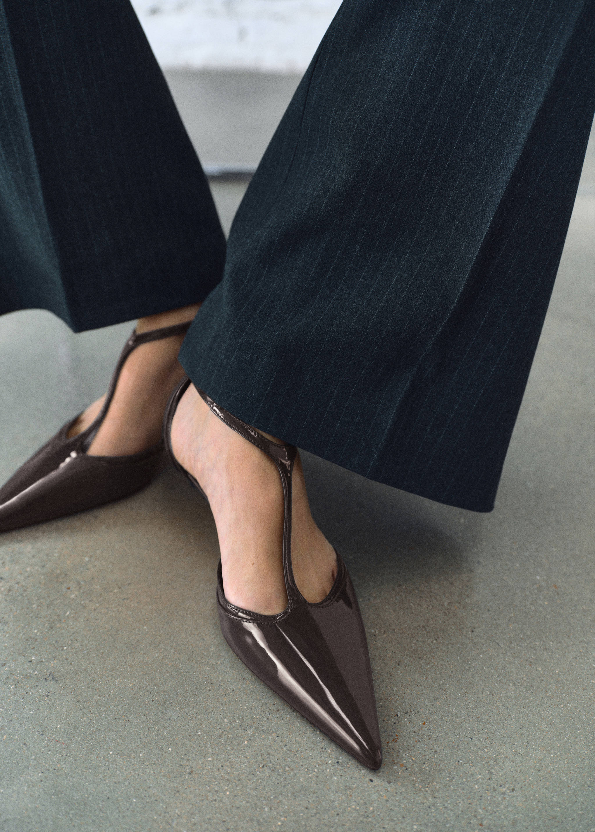 Kitten-Heel aus Lackleder - Allgemeine Ansicht