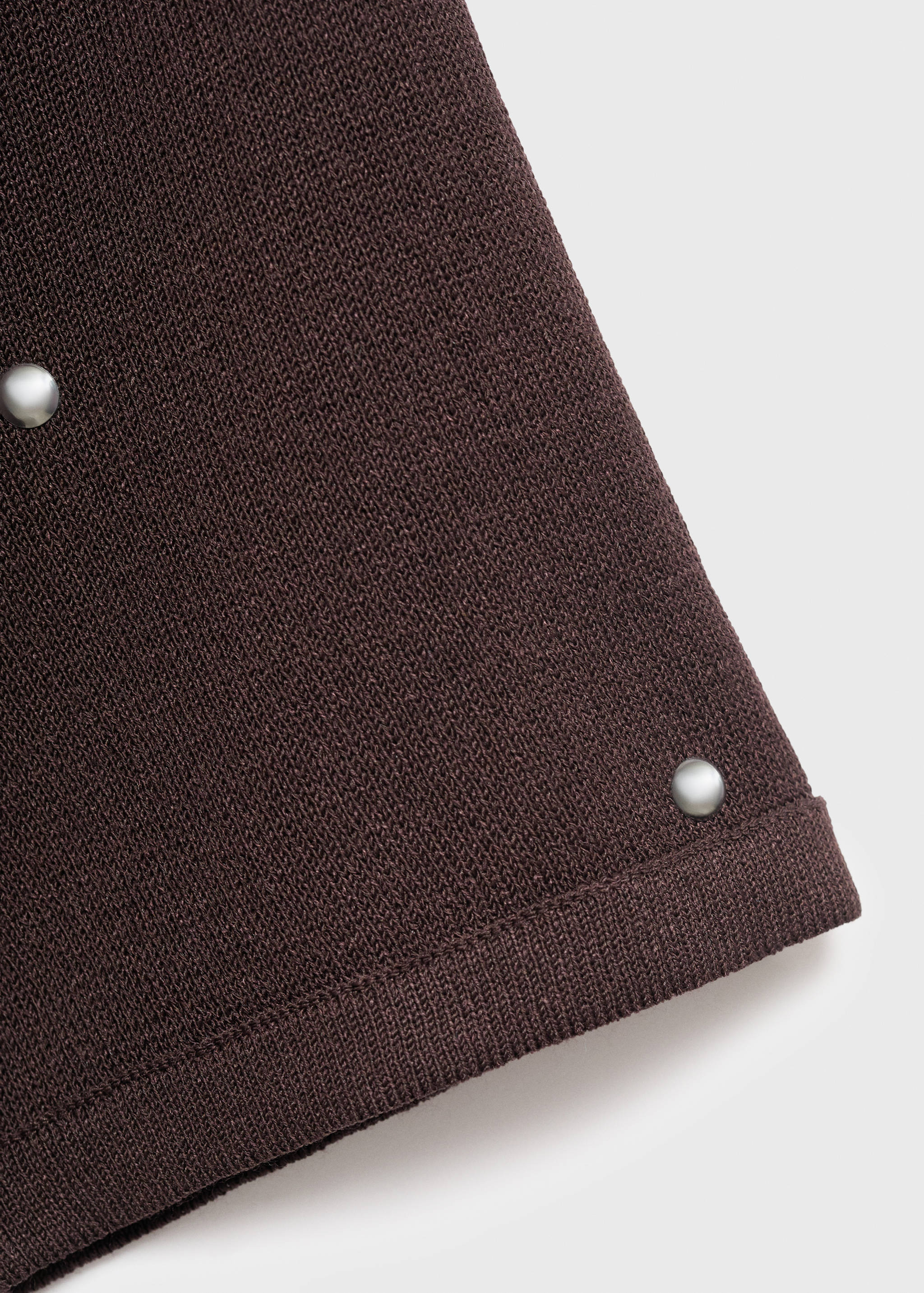 Knitted sweater with rhinestones - Details of the article 0