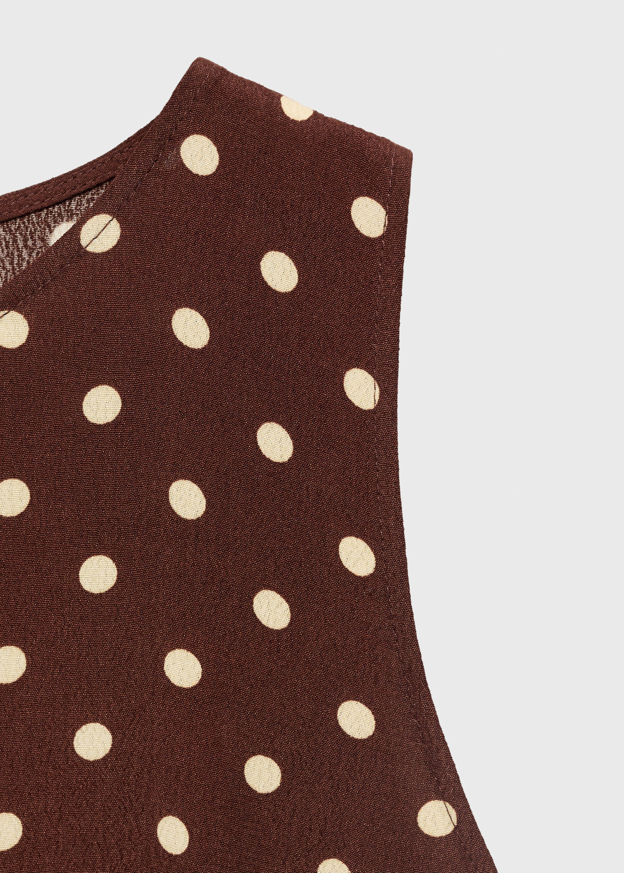 보우가 있는 폴카 도트 드레스 - 상품 내역: 0