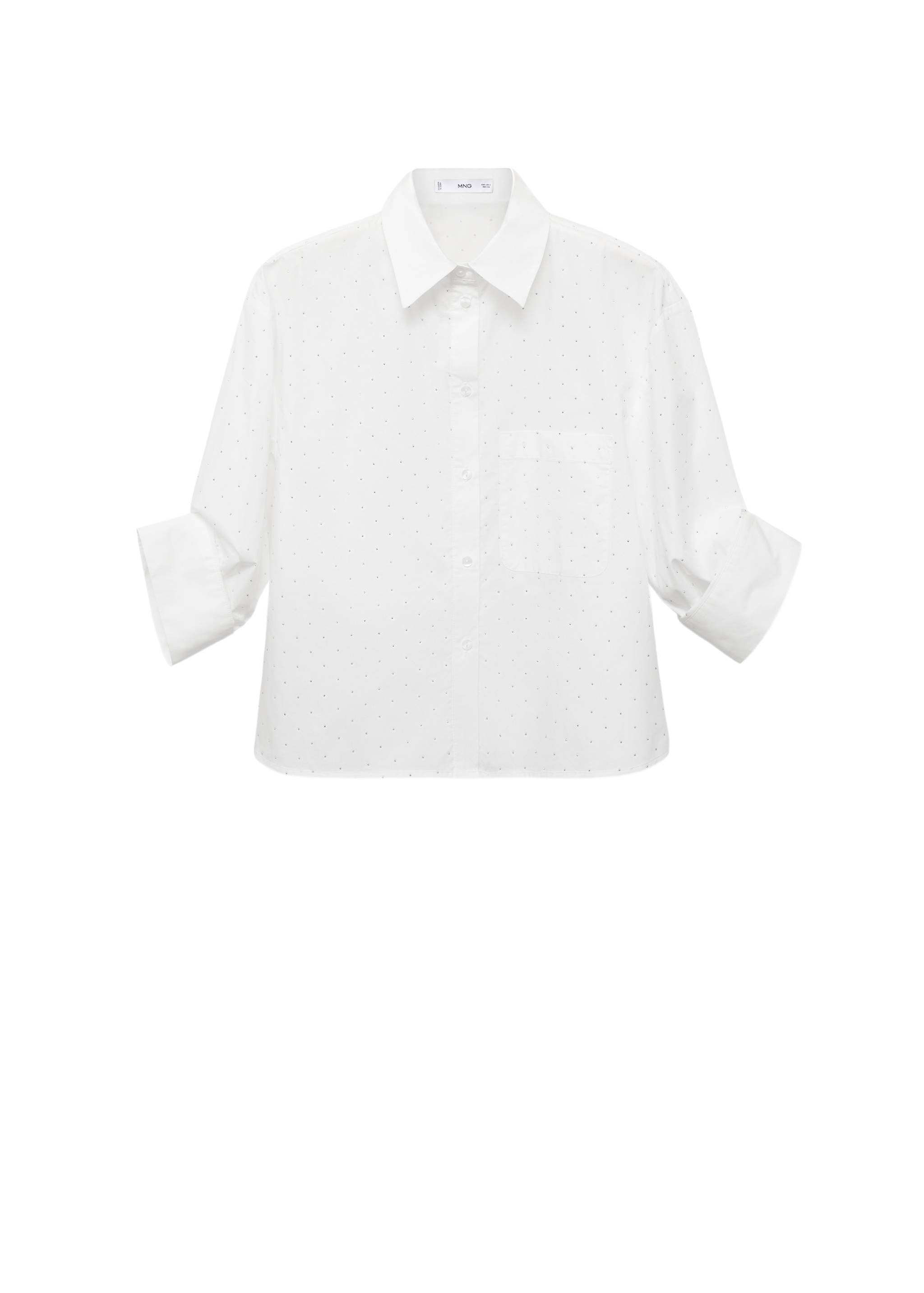 Crop-Shirt mit Strass - Detail des Artikels 7