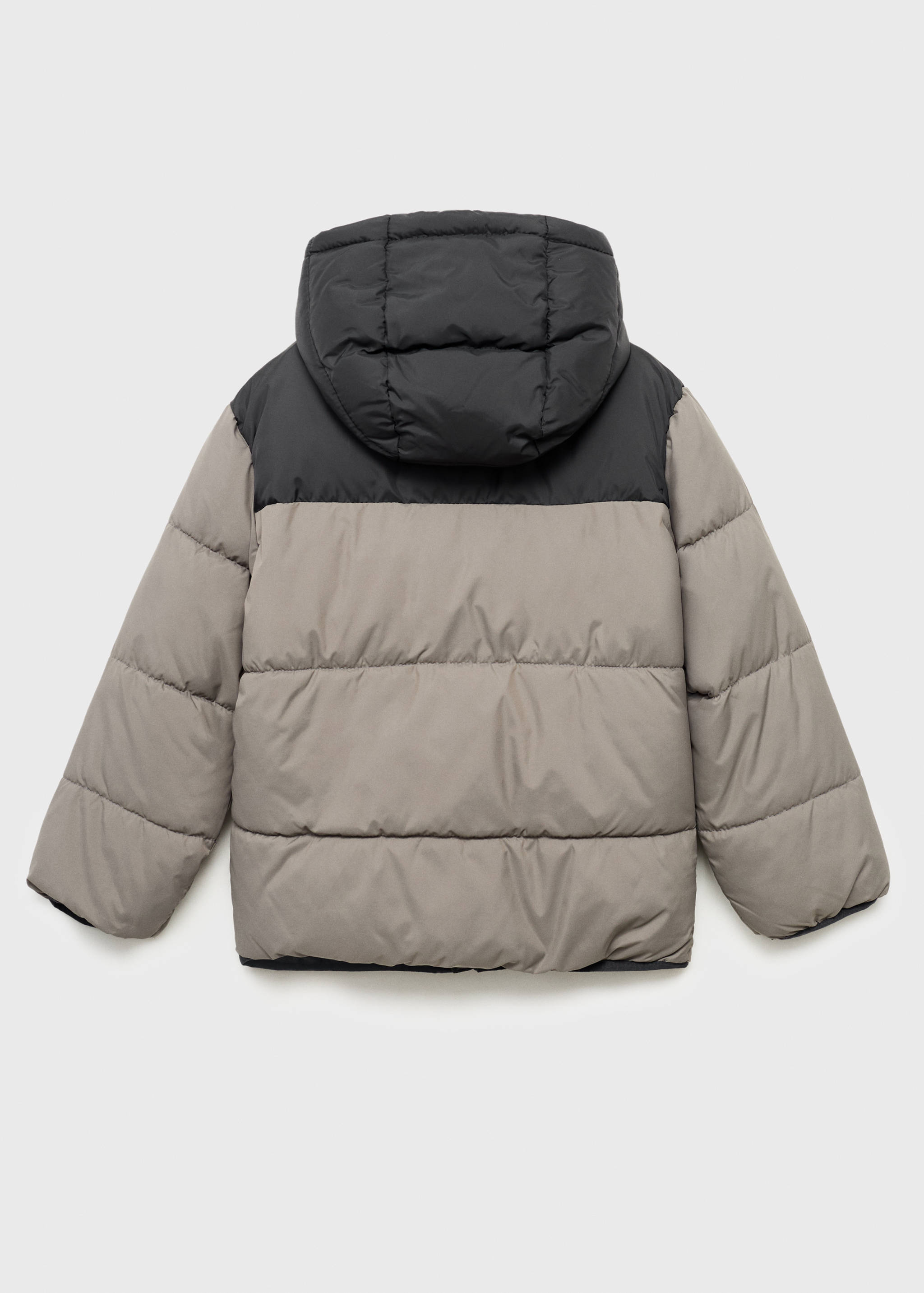 Anorak acolchado bicolor - Reverso del artículo