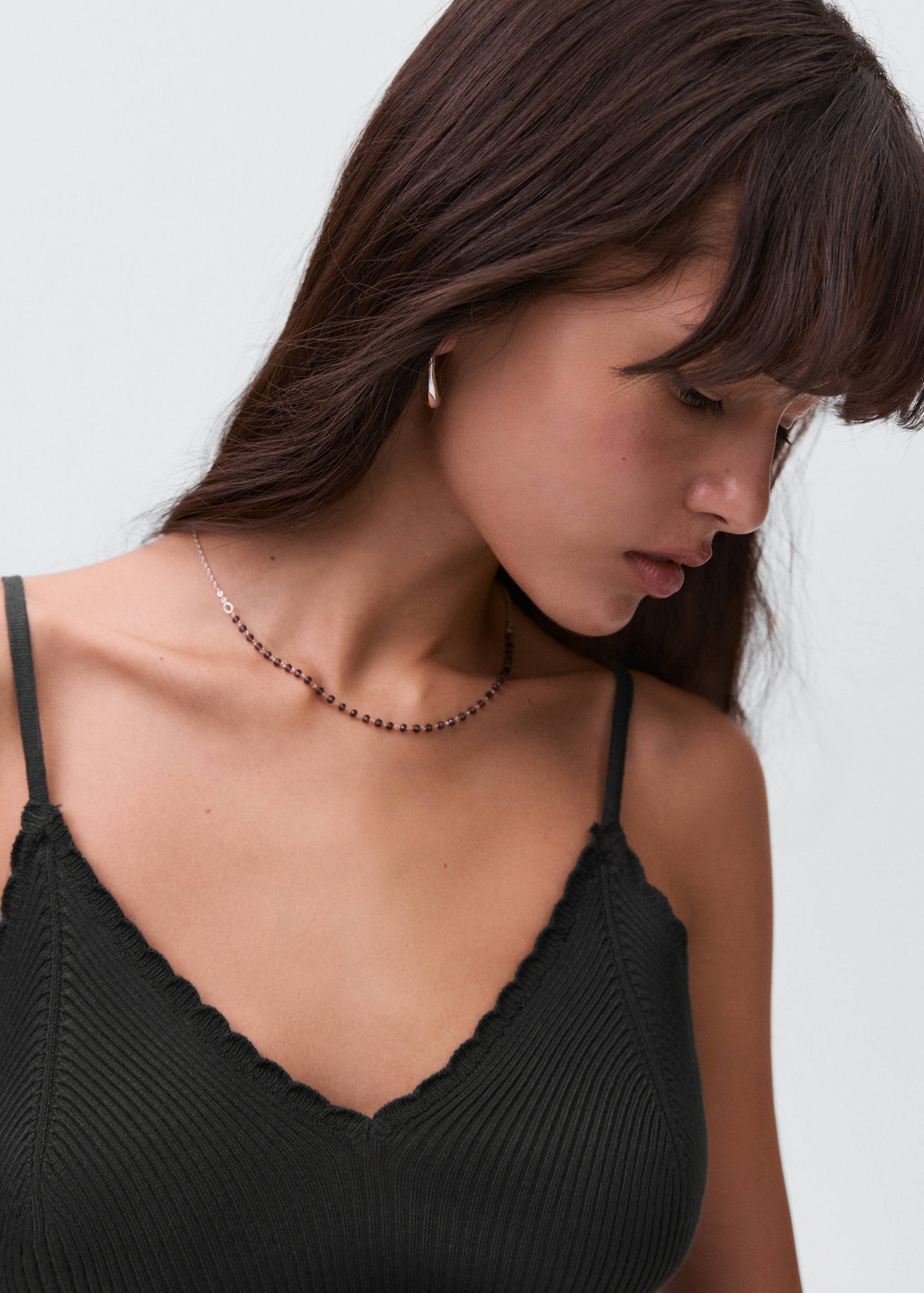 Топ из трикотажа с волнистым дизайном - Деталь изделия 1