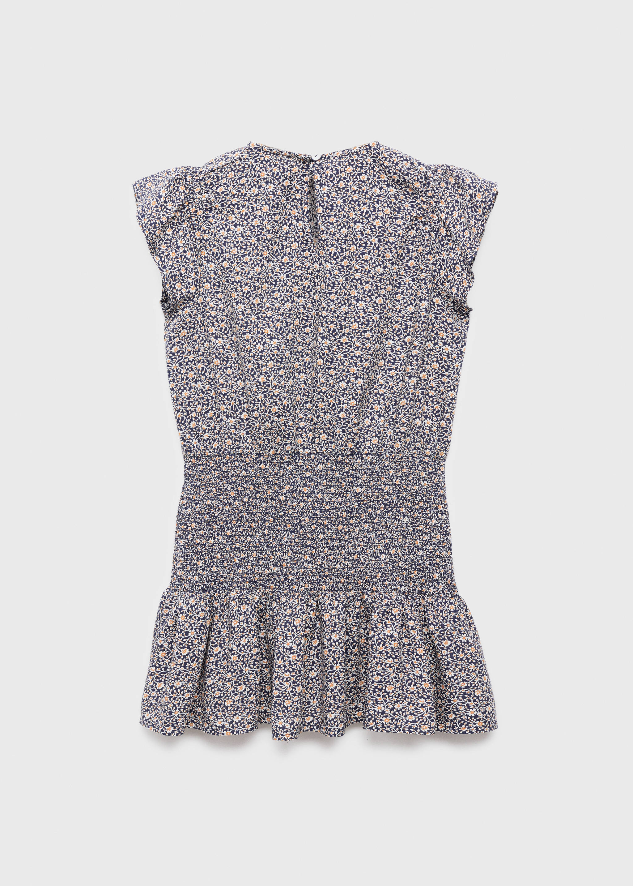 Ruched floral dress - Reverse of the article