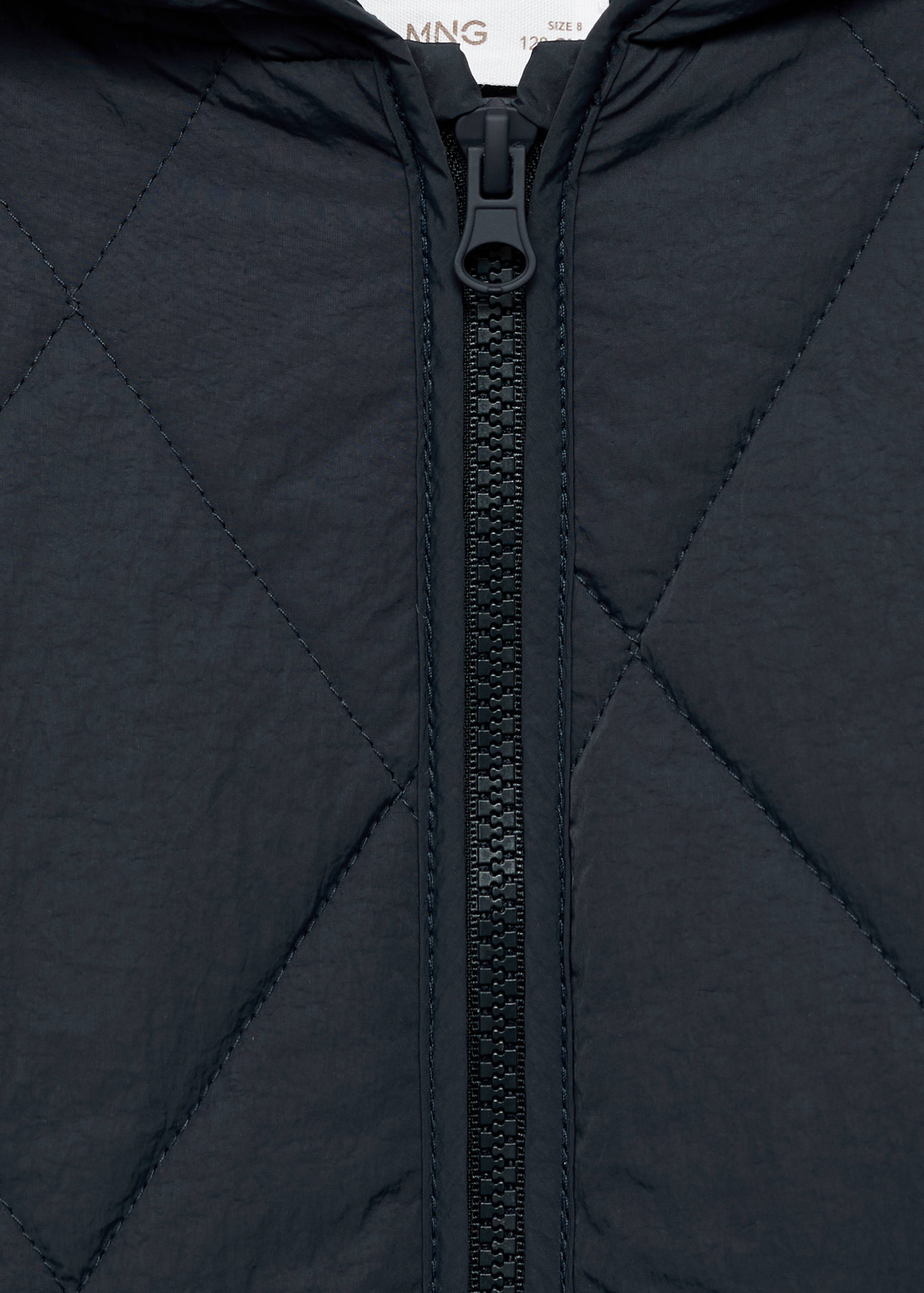 Hood puffer coat - Details of the article 8