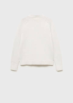 Knitted cotton sweater — Light/Pastel Grey 5
