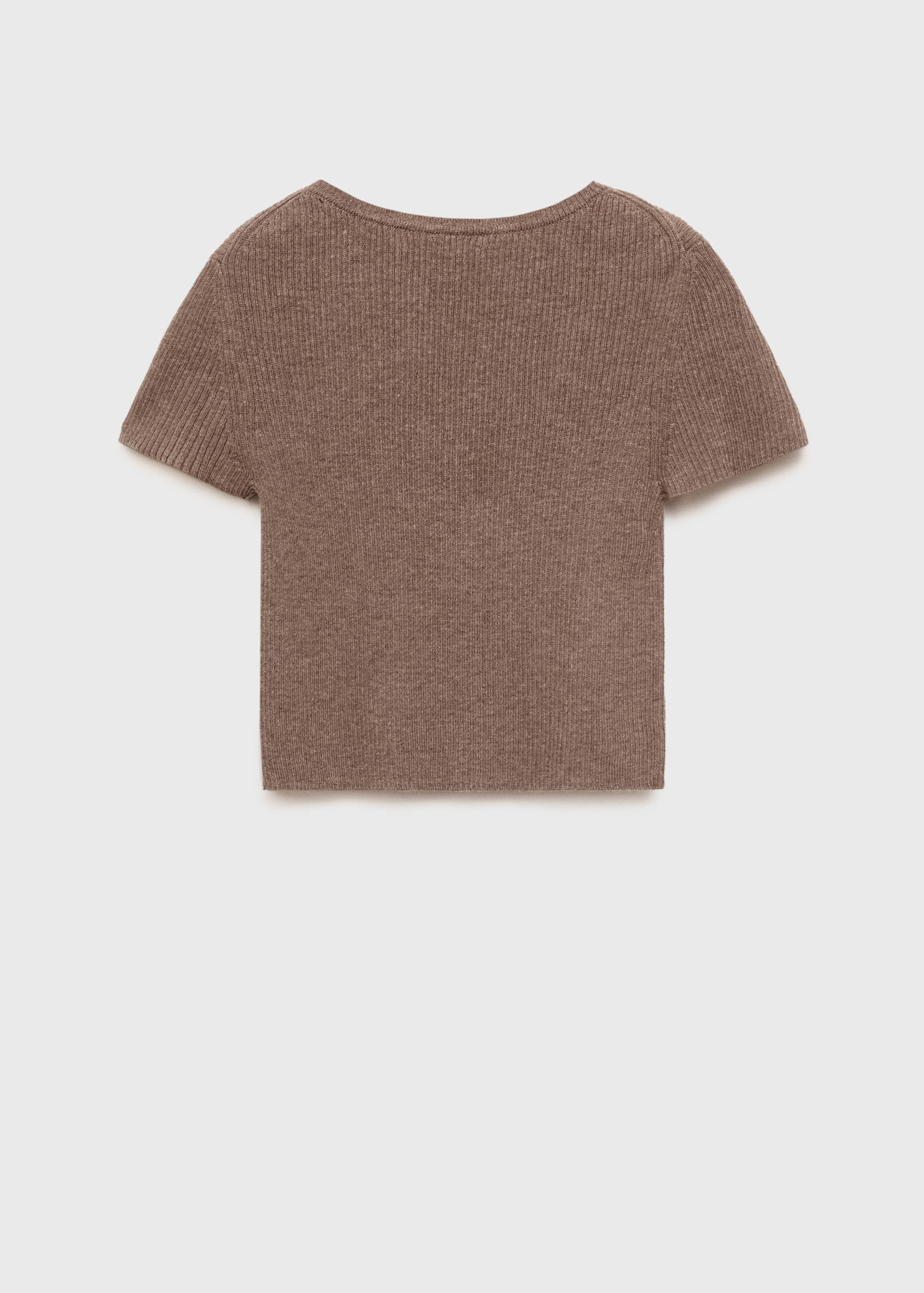 Maglietta maglia a coste - Retro dell'articolo