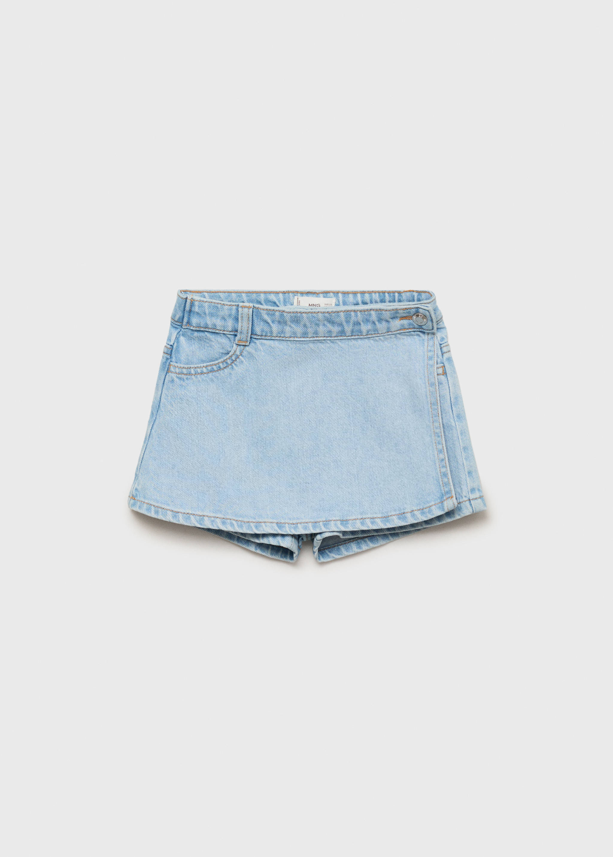 Jupe short en jean croisée - Article sans modèle