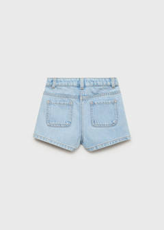 Wrapped denim skort — Light Blue 5