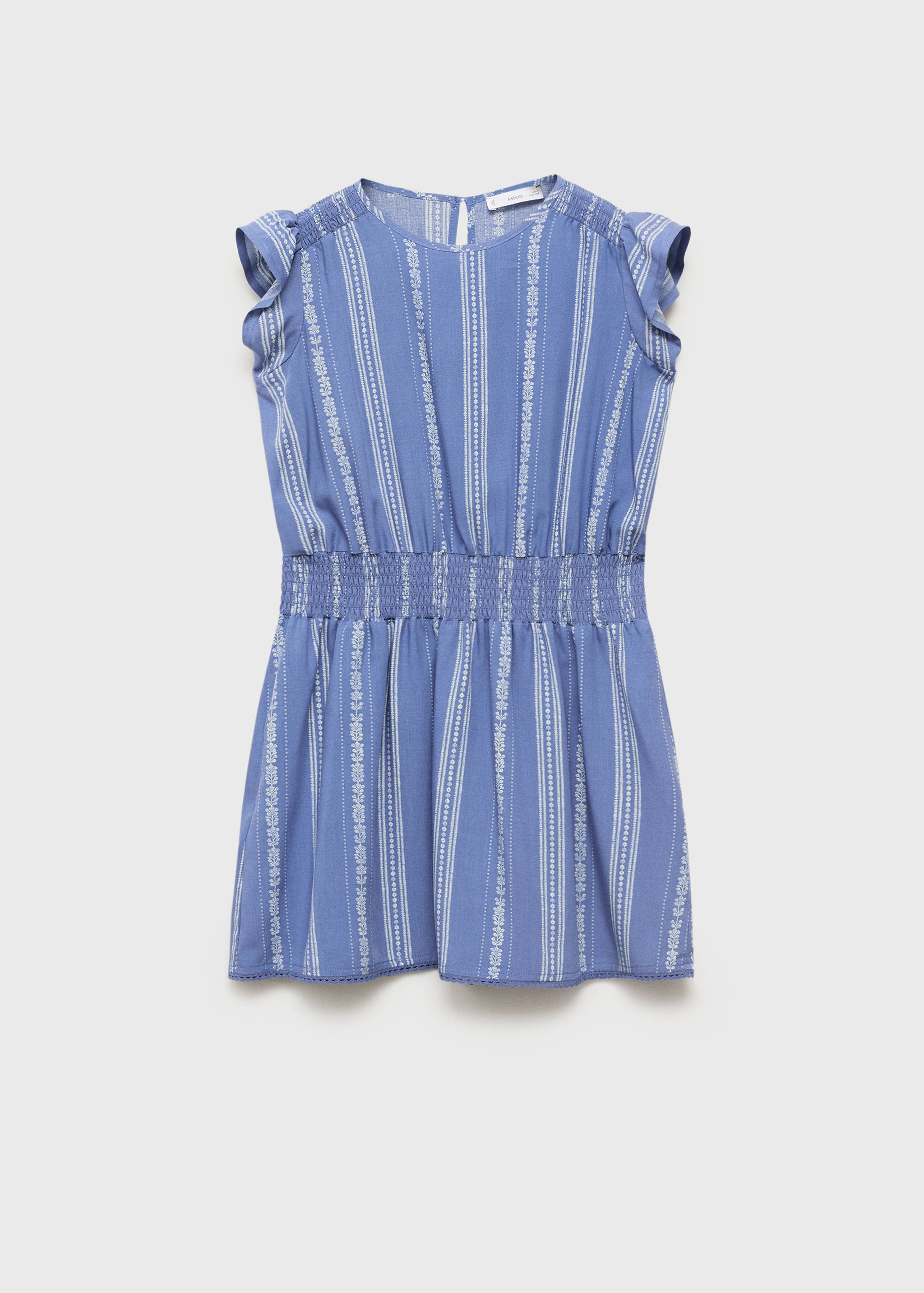 花朵刺绣连身裙 - null